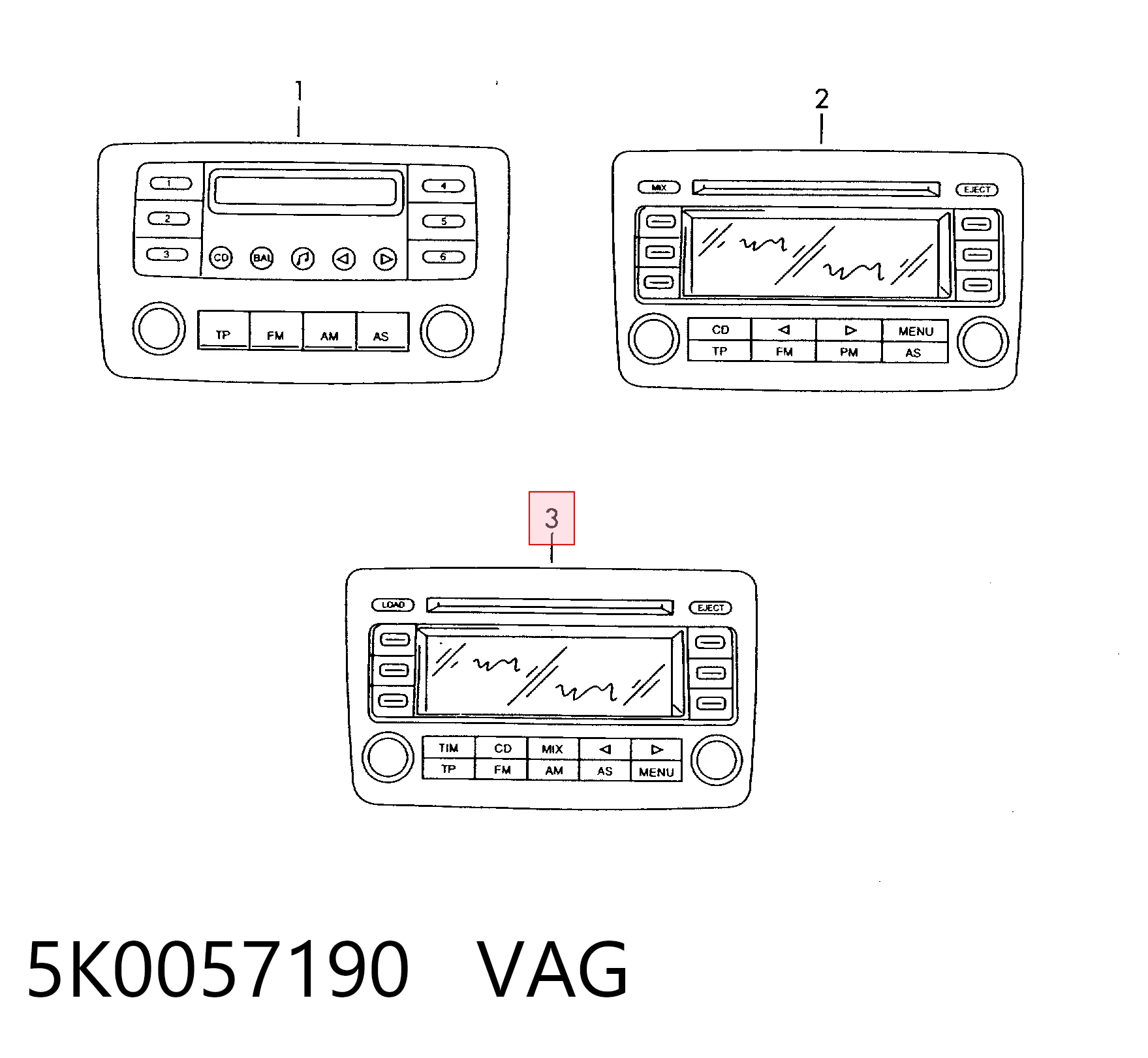 5K0057190 VAG