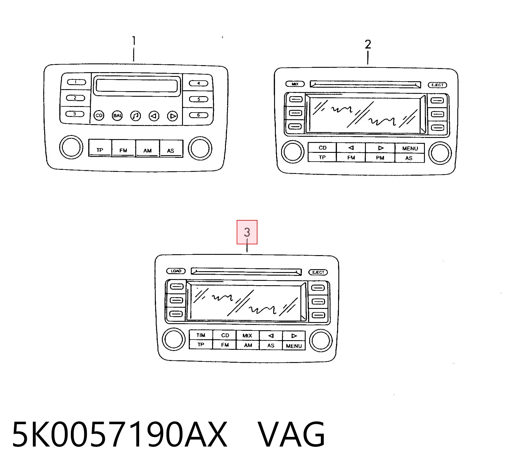 5K0057190AX VAG