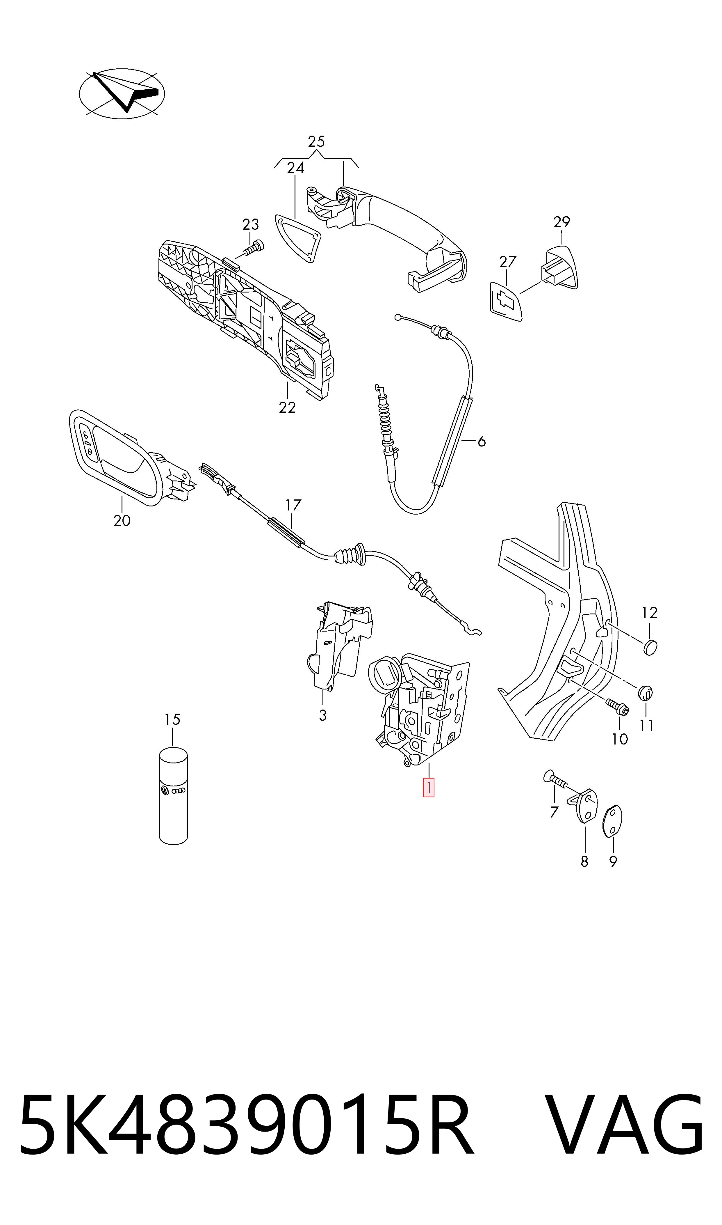 5K4839015R VAG