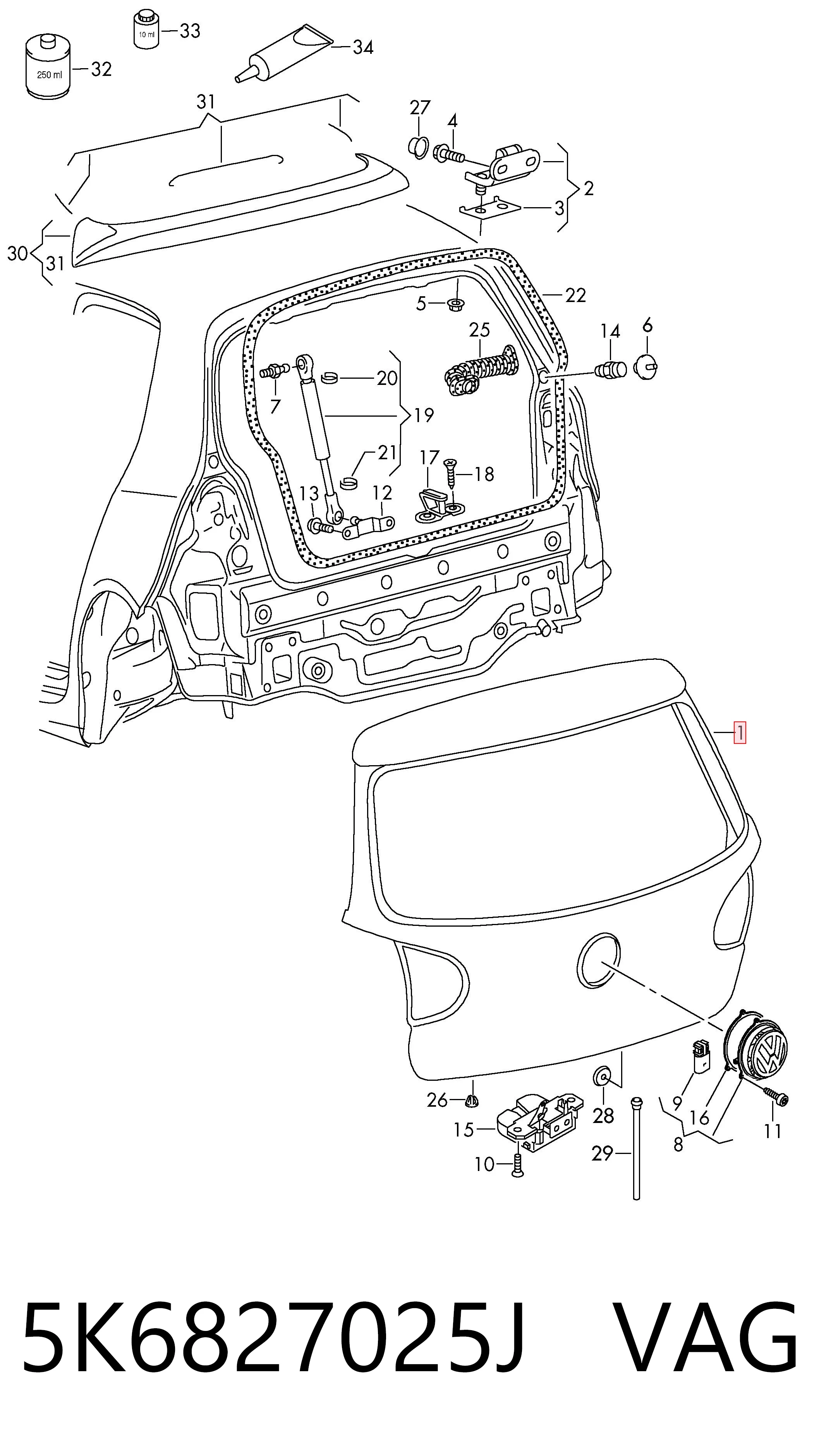 5K6827025J VAG