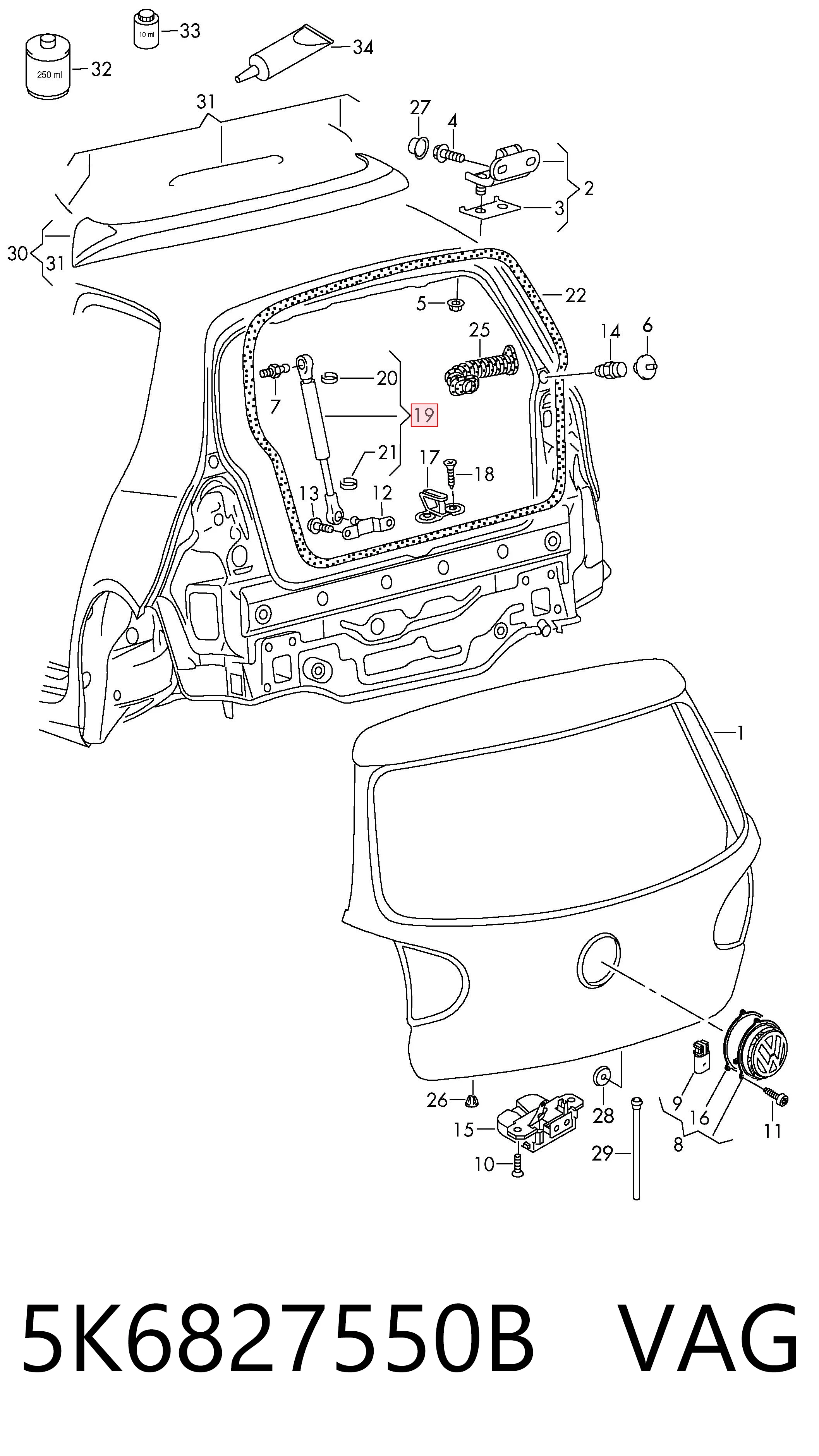 5K6827550B VAG