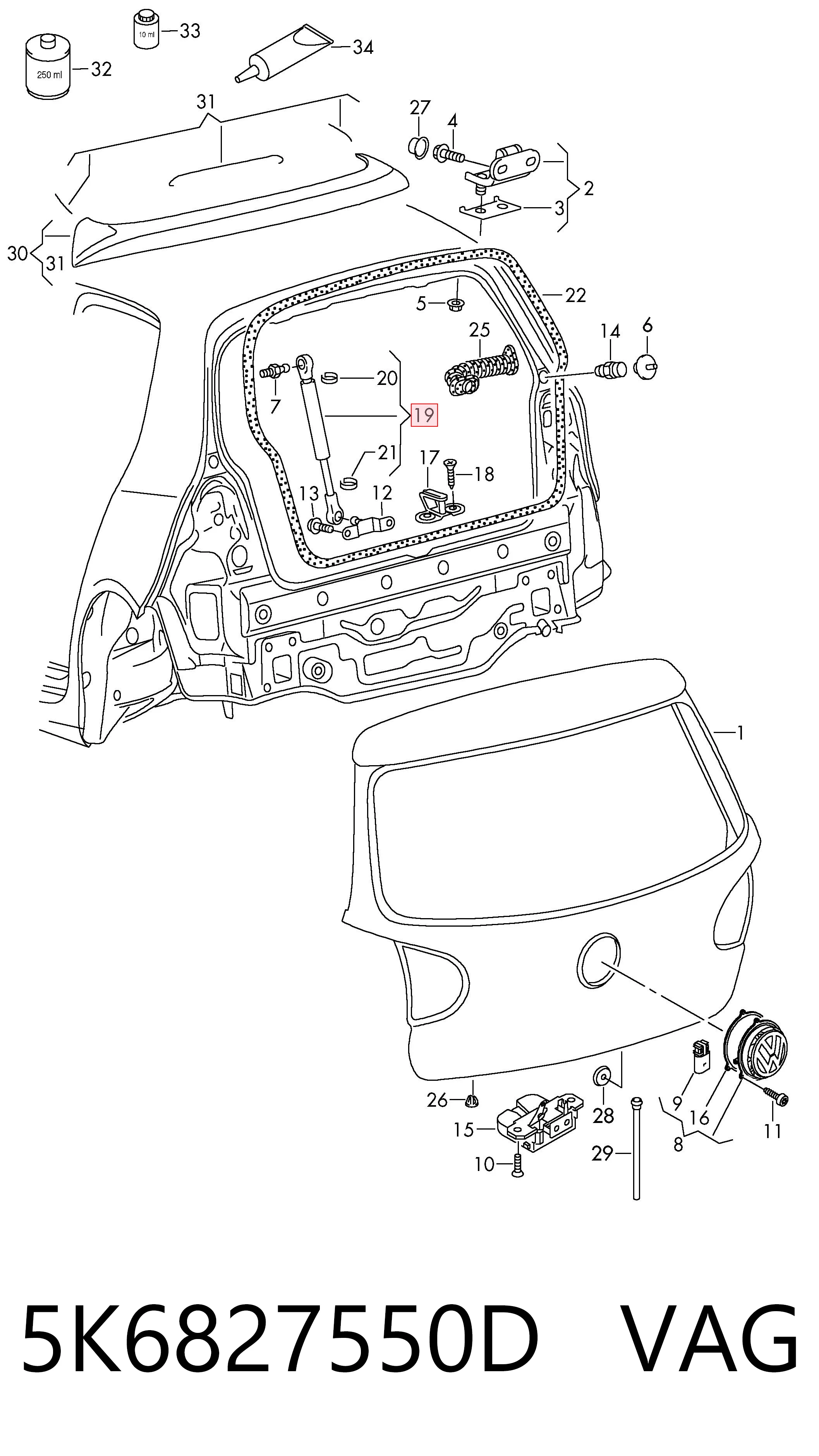 5K6827550D VAG