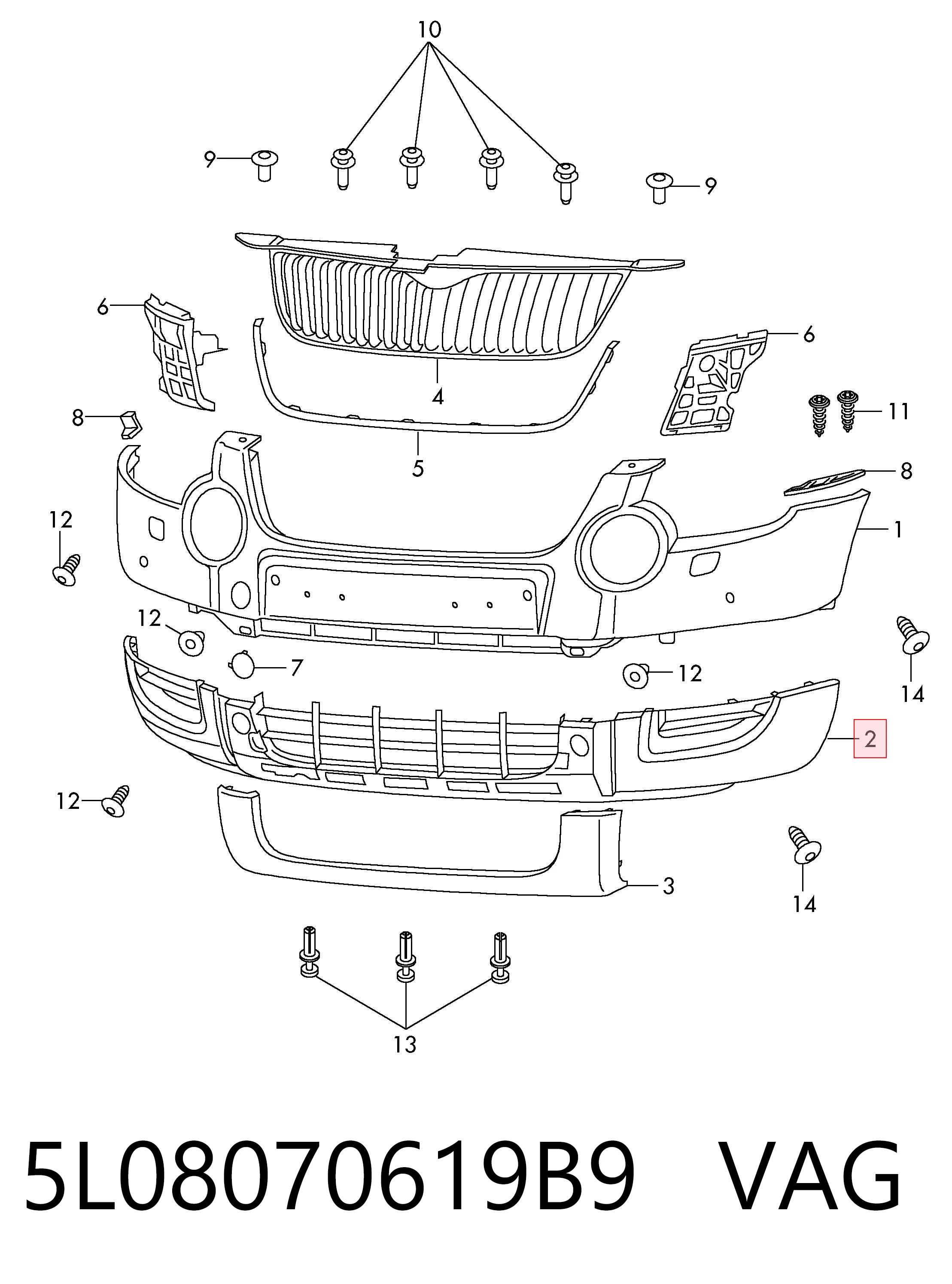 5L08070619B9 VAG