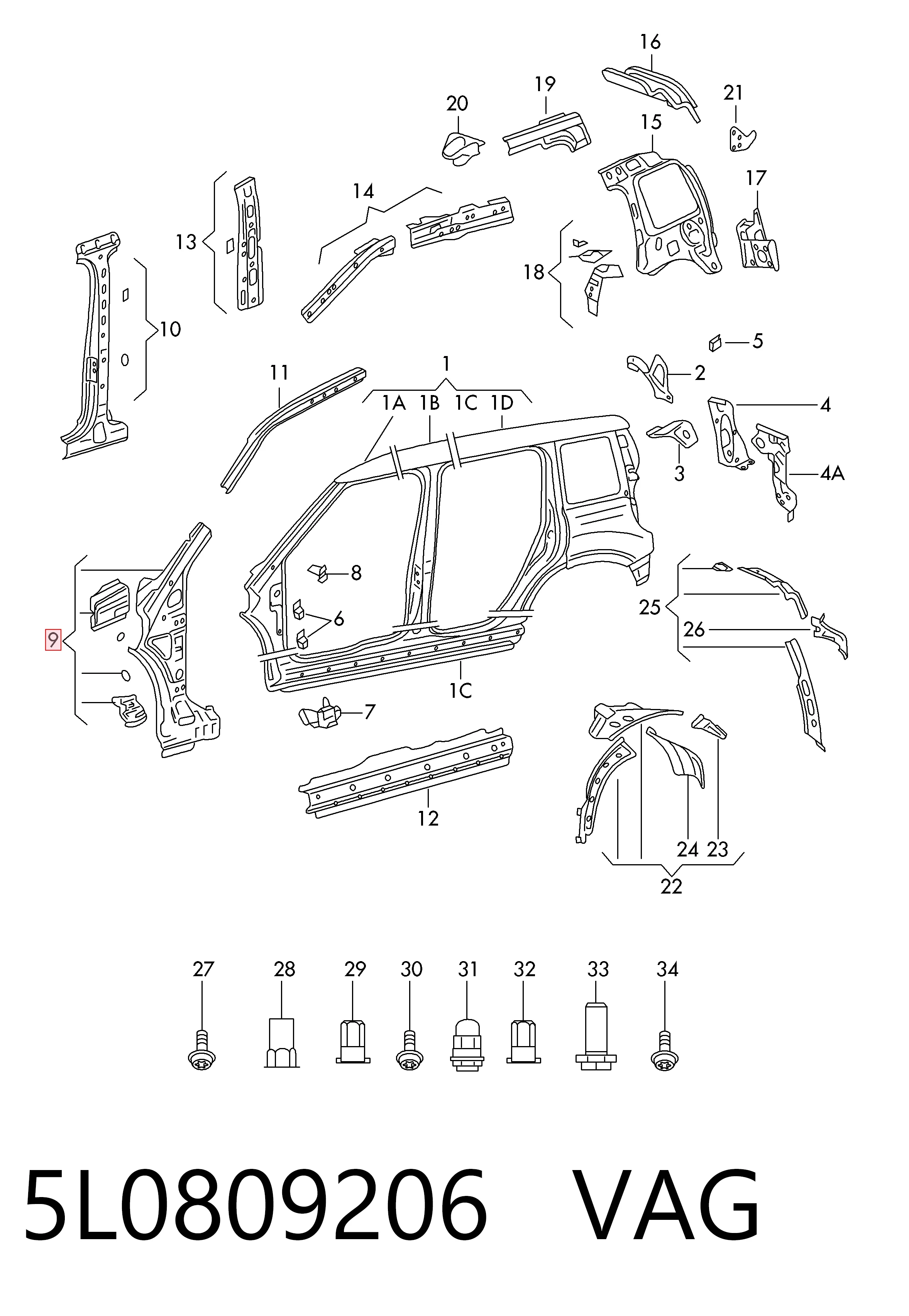 5L0809206 VAG