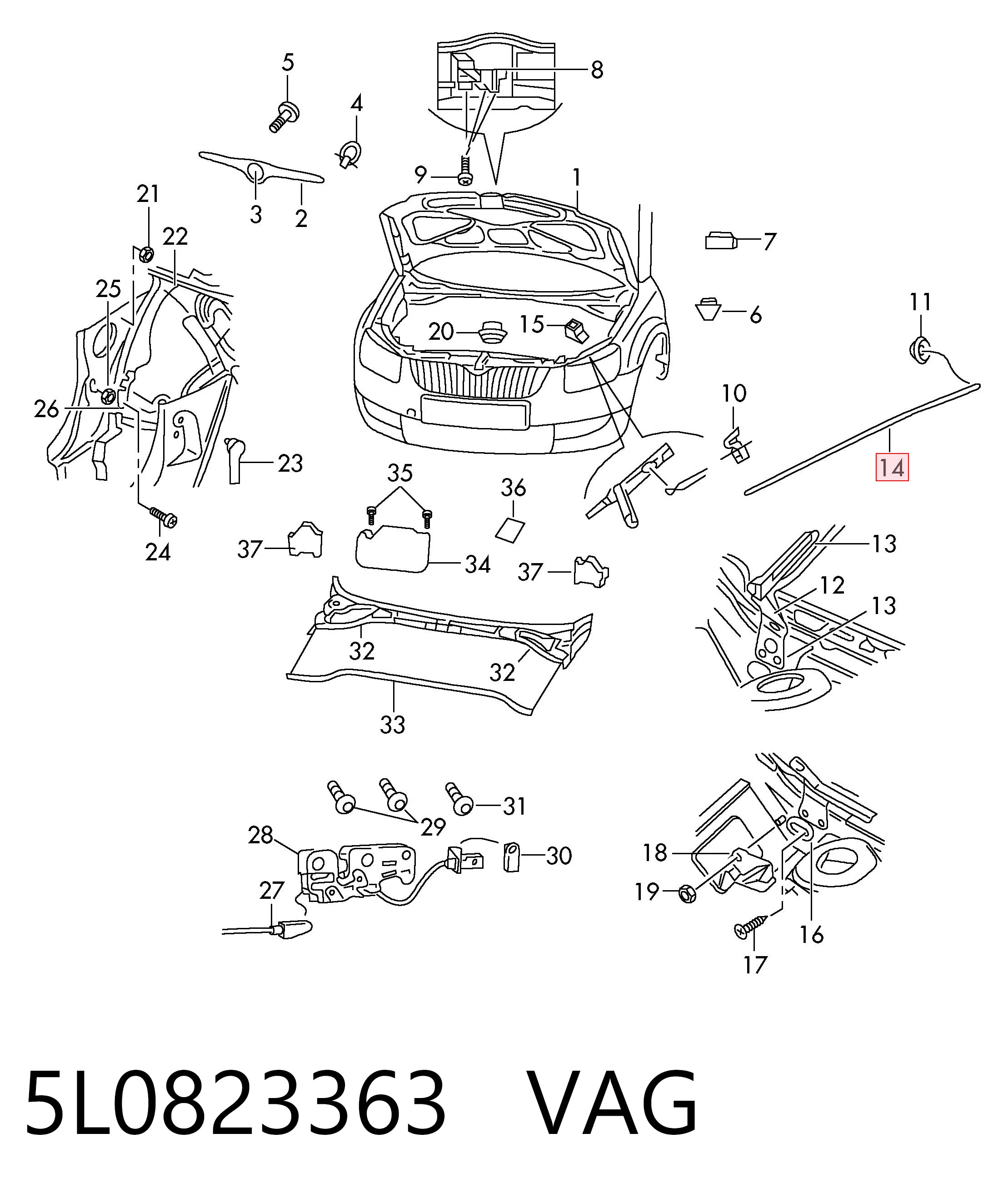 5L0823363 VAG