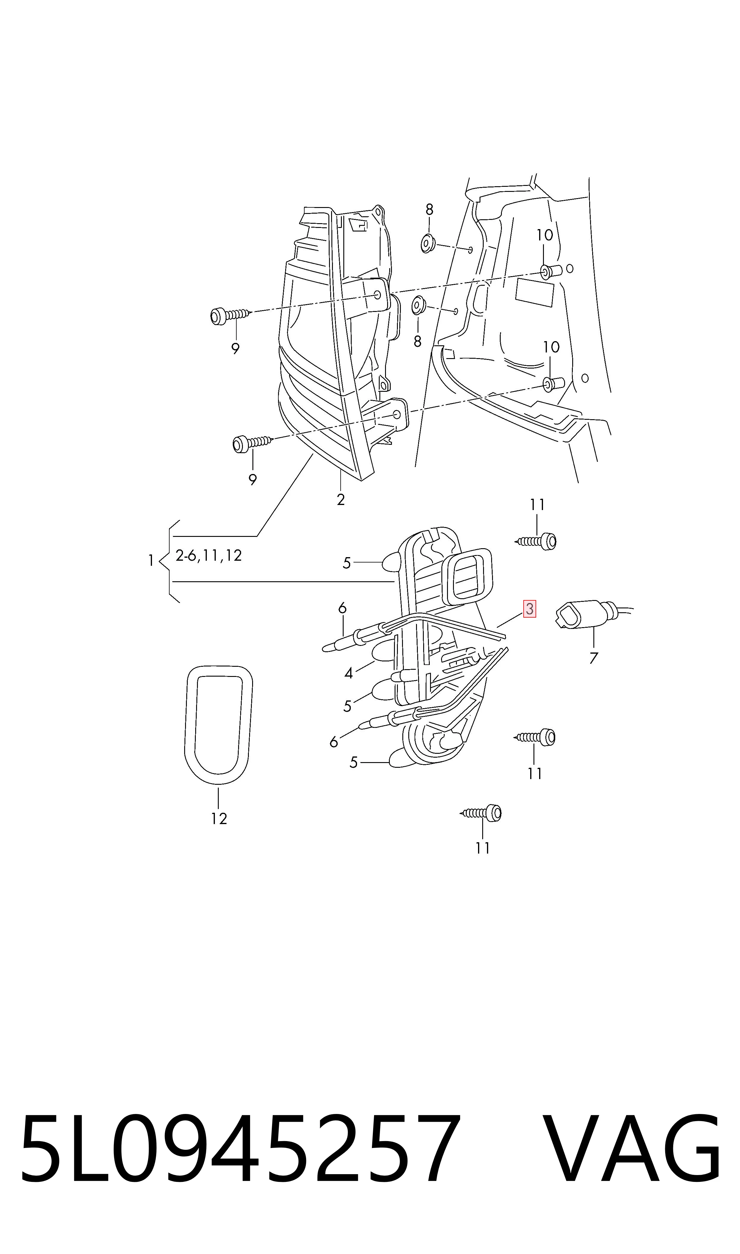 5L0945257 VAG 