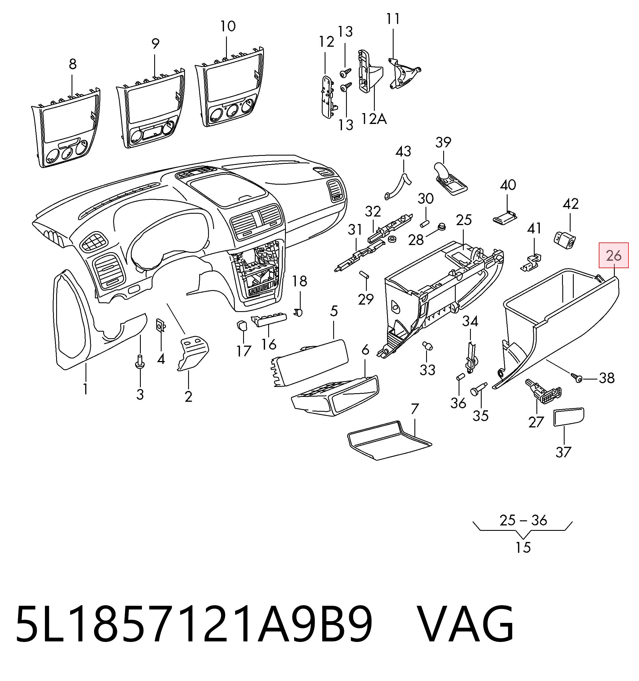 5L1857121A9B9 VAG