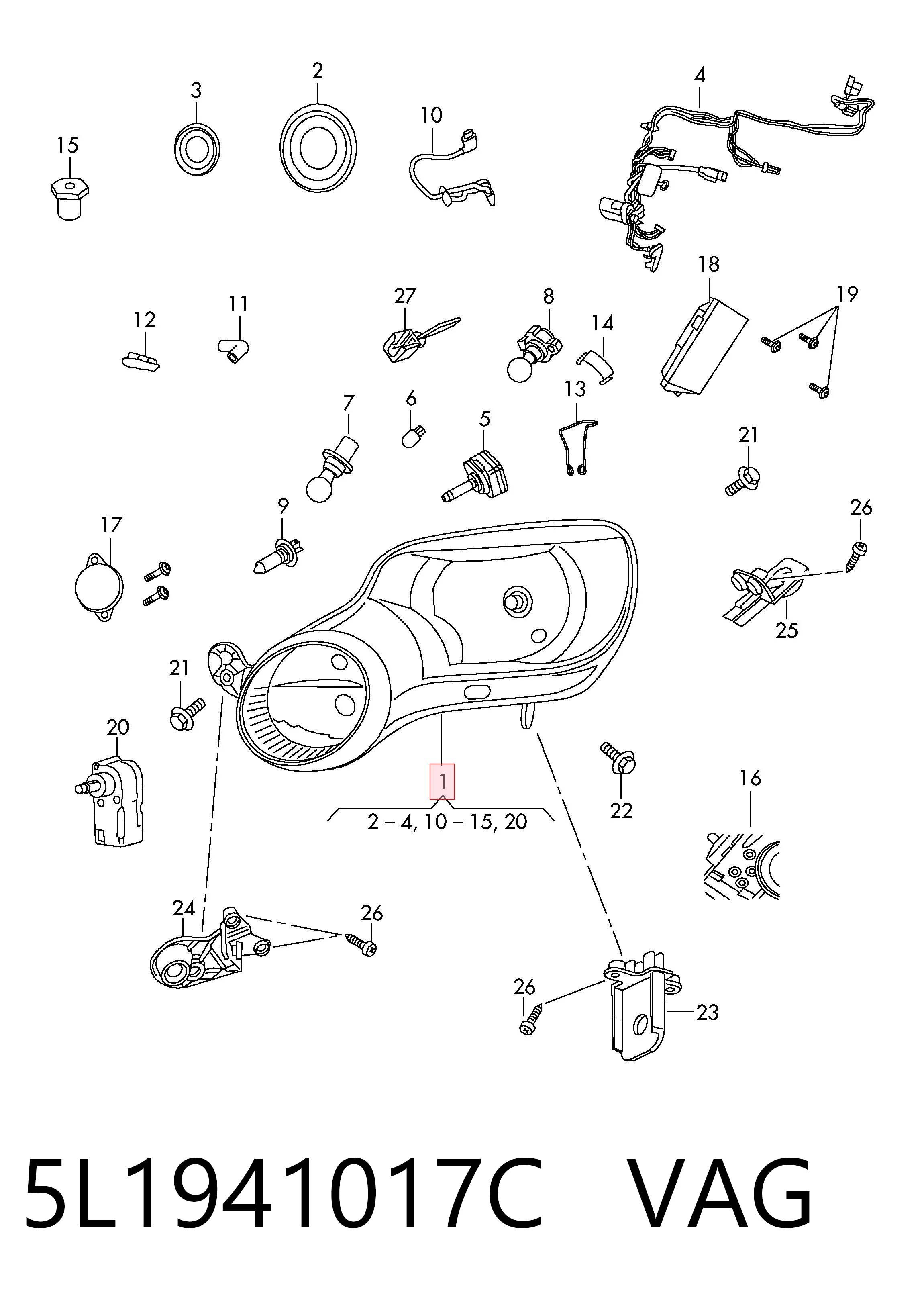 Luz esquerda Magneti Marelli LPP182 preço, a partir de 376,80 USD