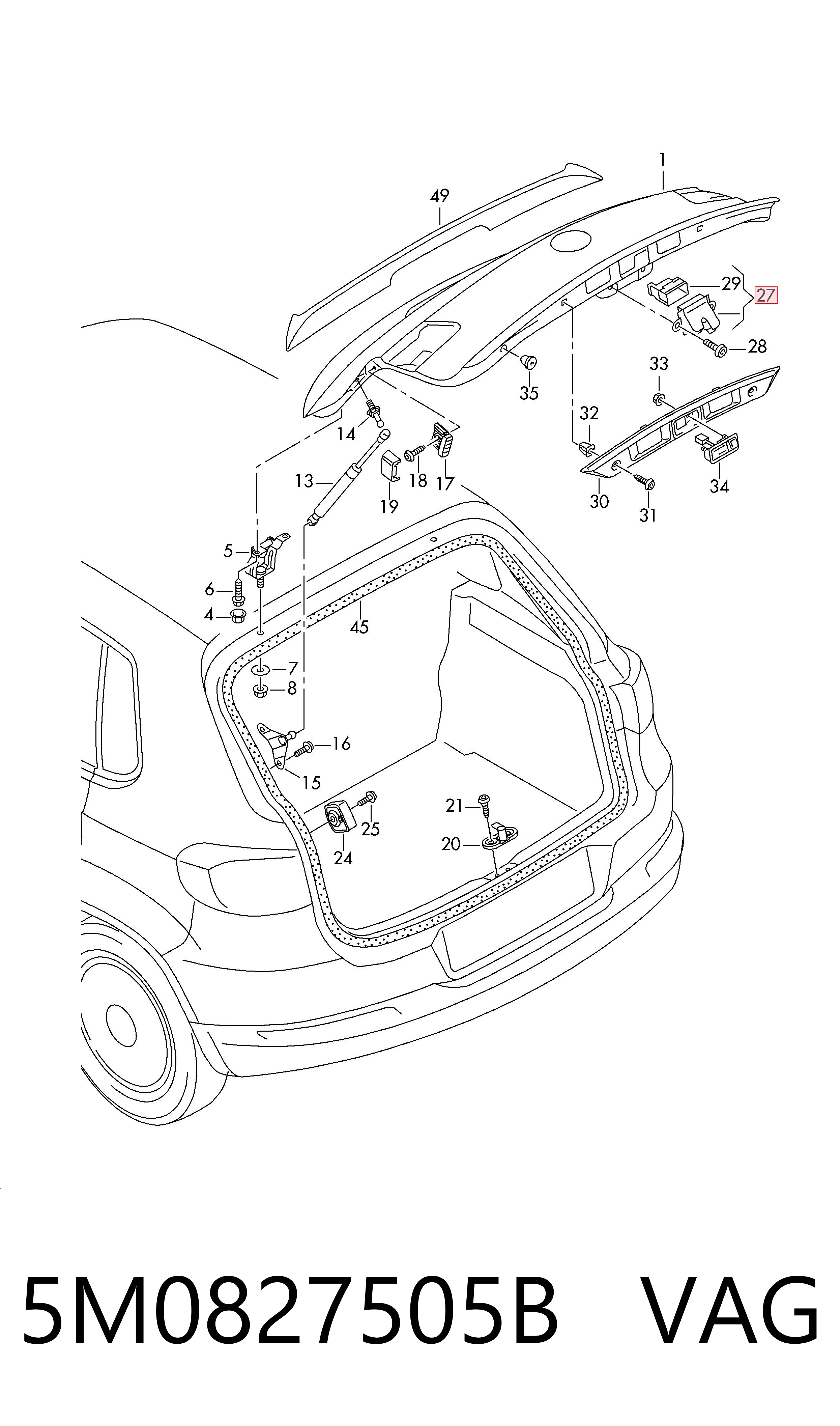 5M0827505B VAG