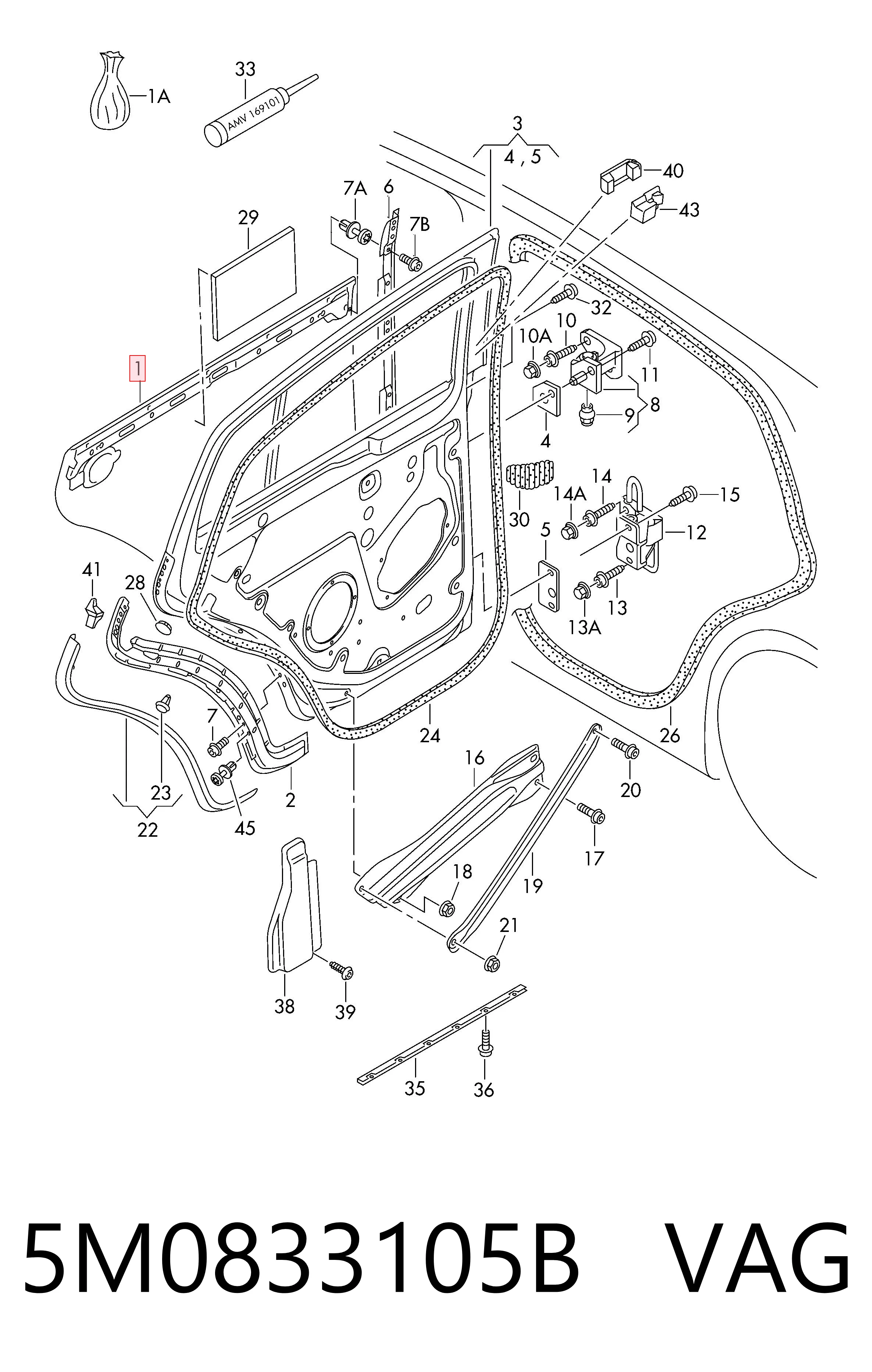 5M0833105B VAG
