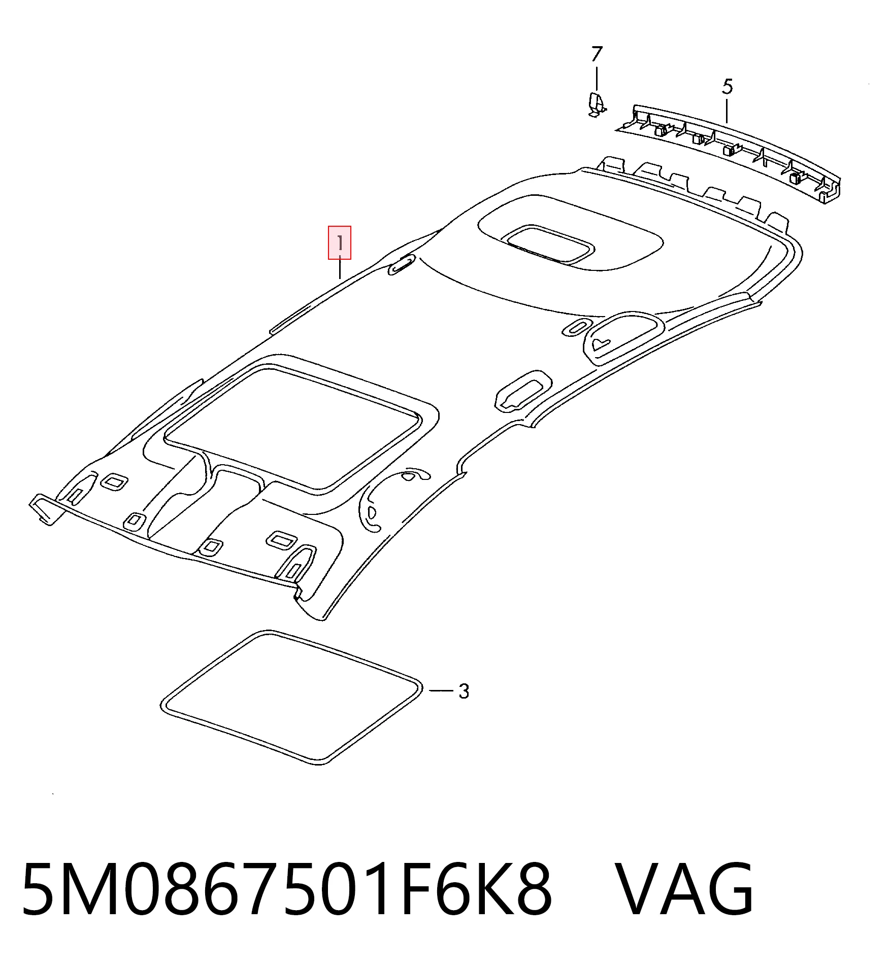 5M0867501F6K8 VAG