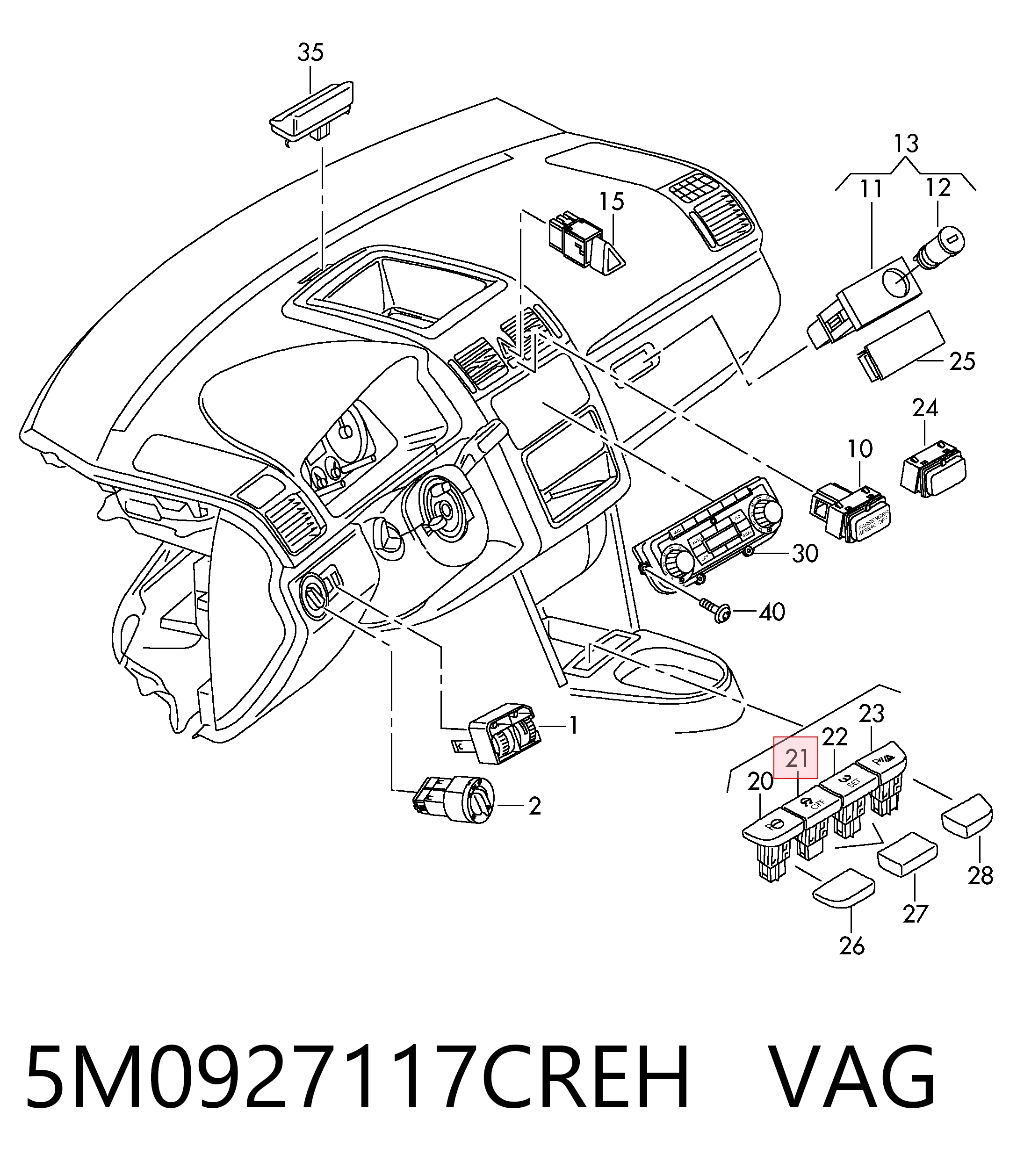 5M0927117CREH VAG
