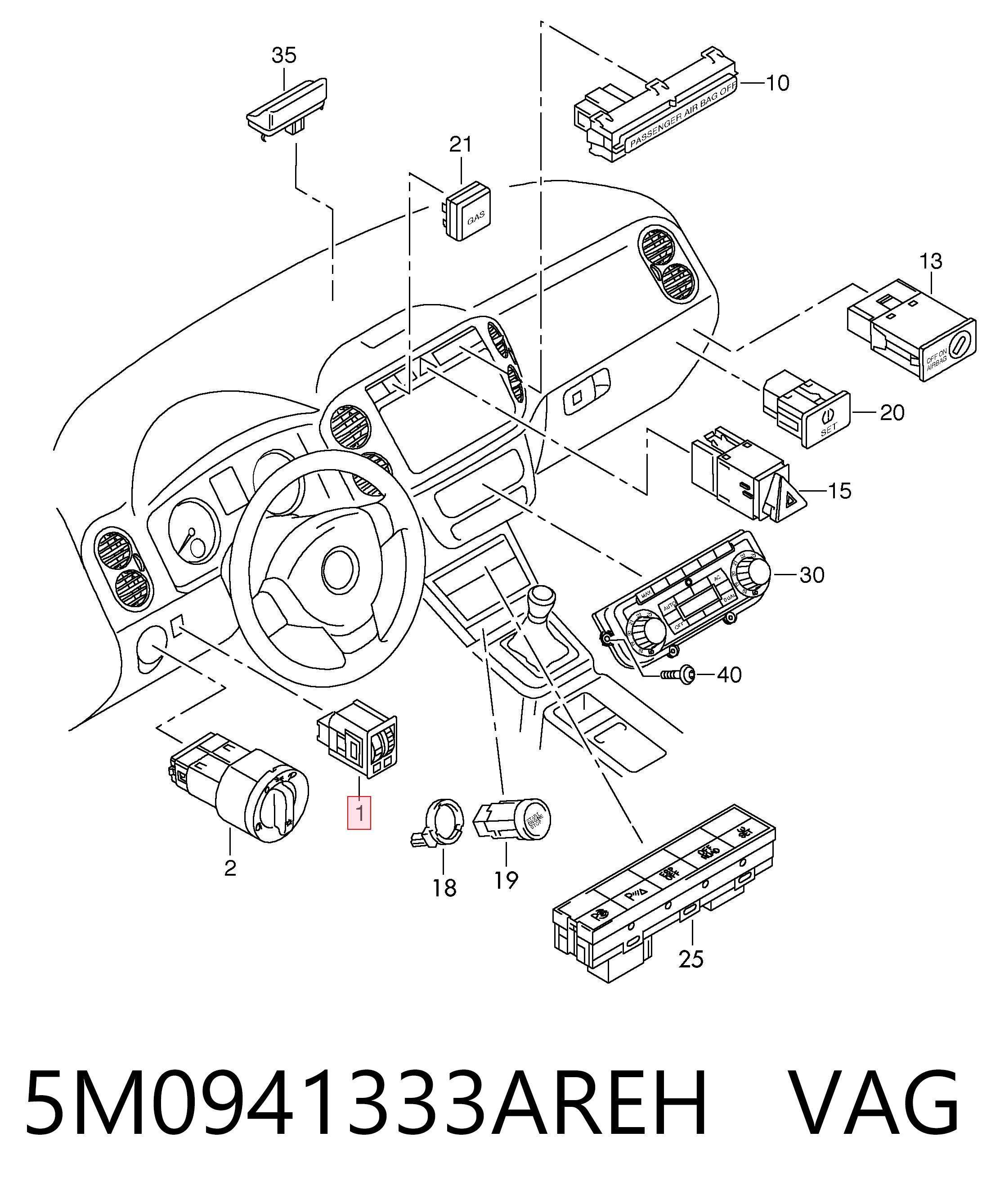 5M0941333AREH VAG