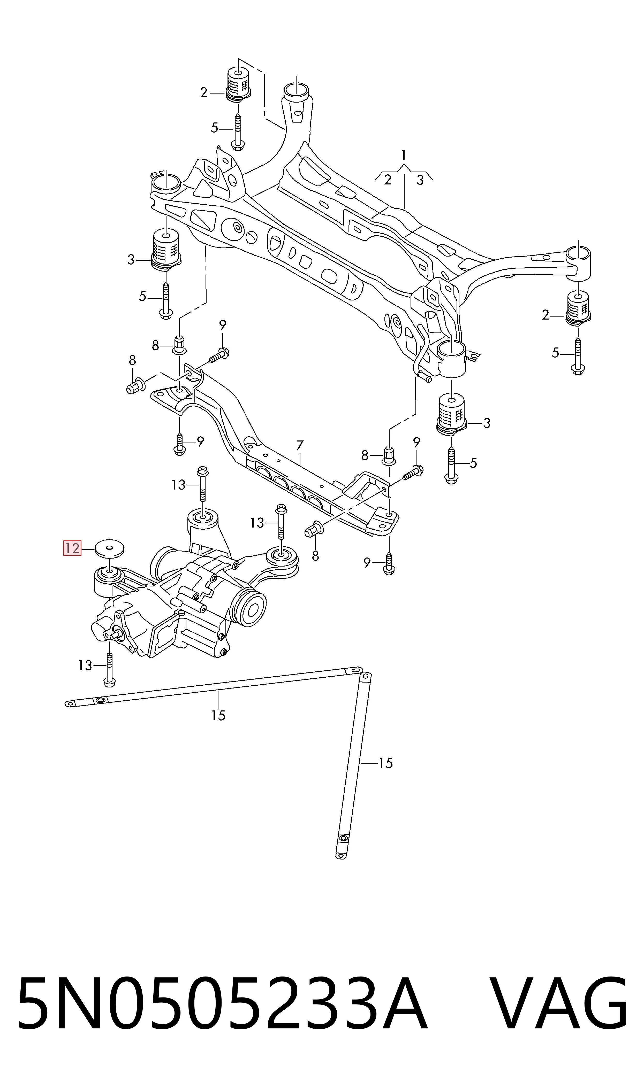 5N0505233A VAG 
