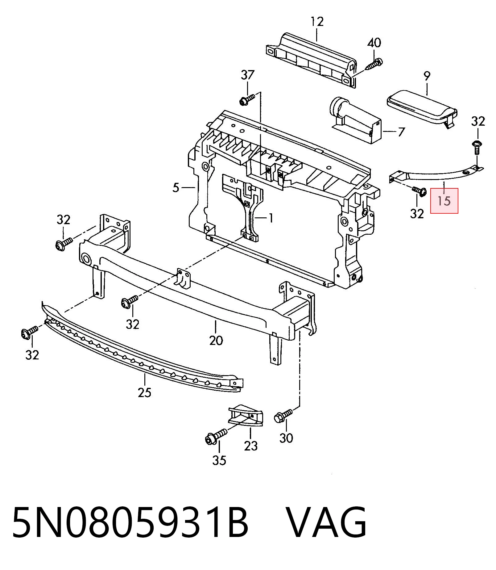 5N0805931B VAG