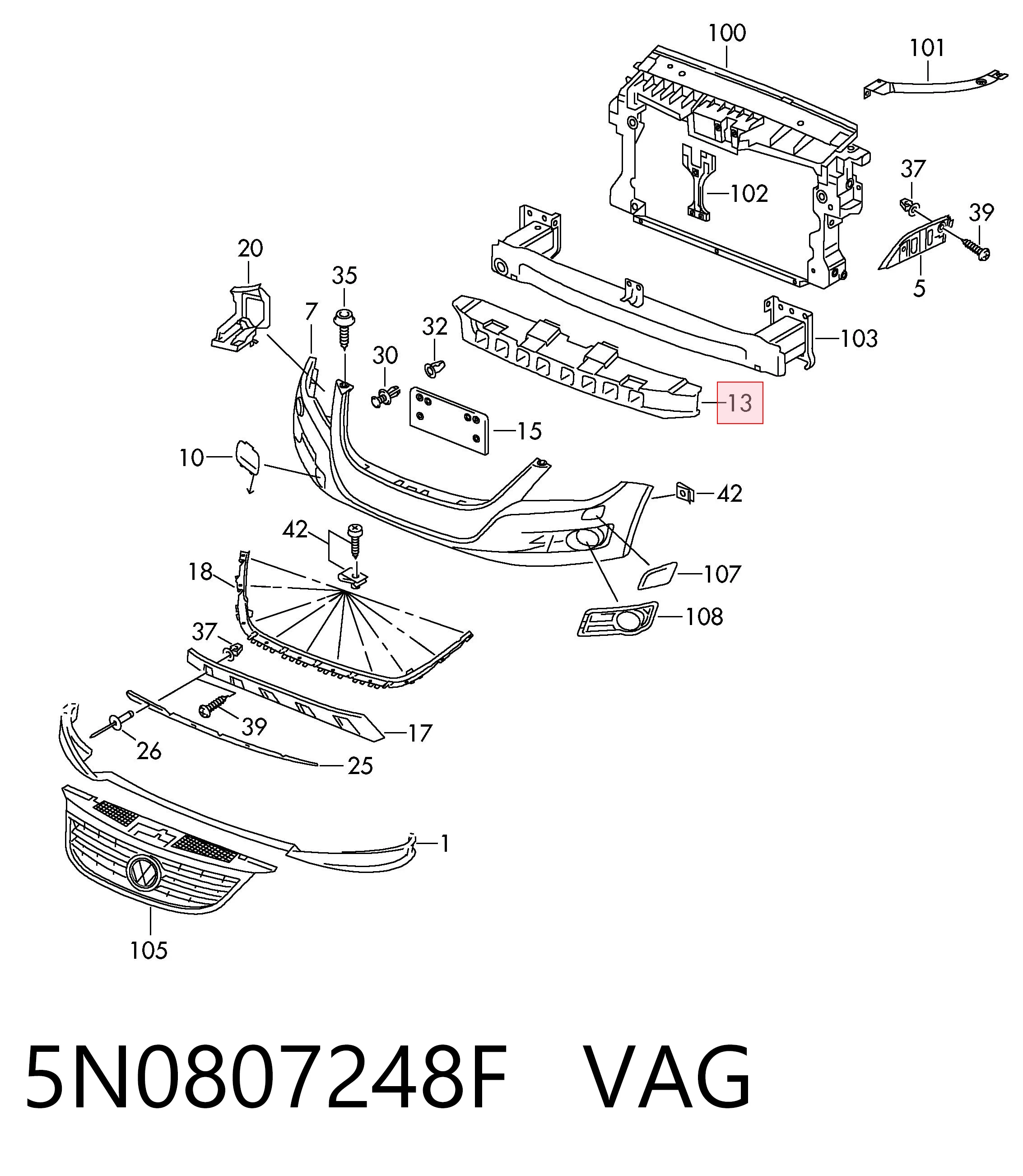 5N0807248F VAG