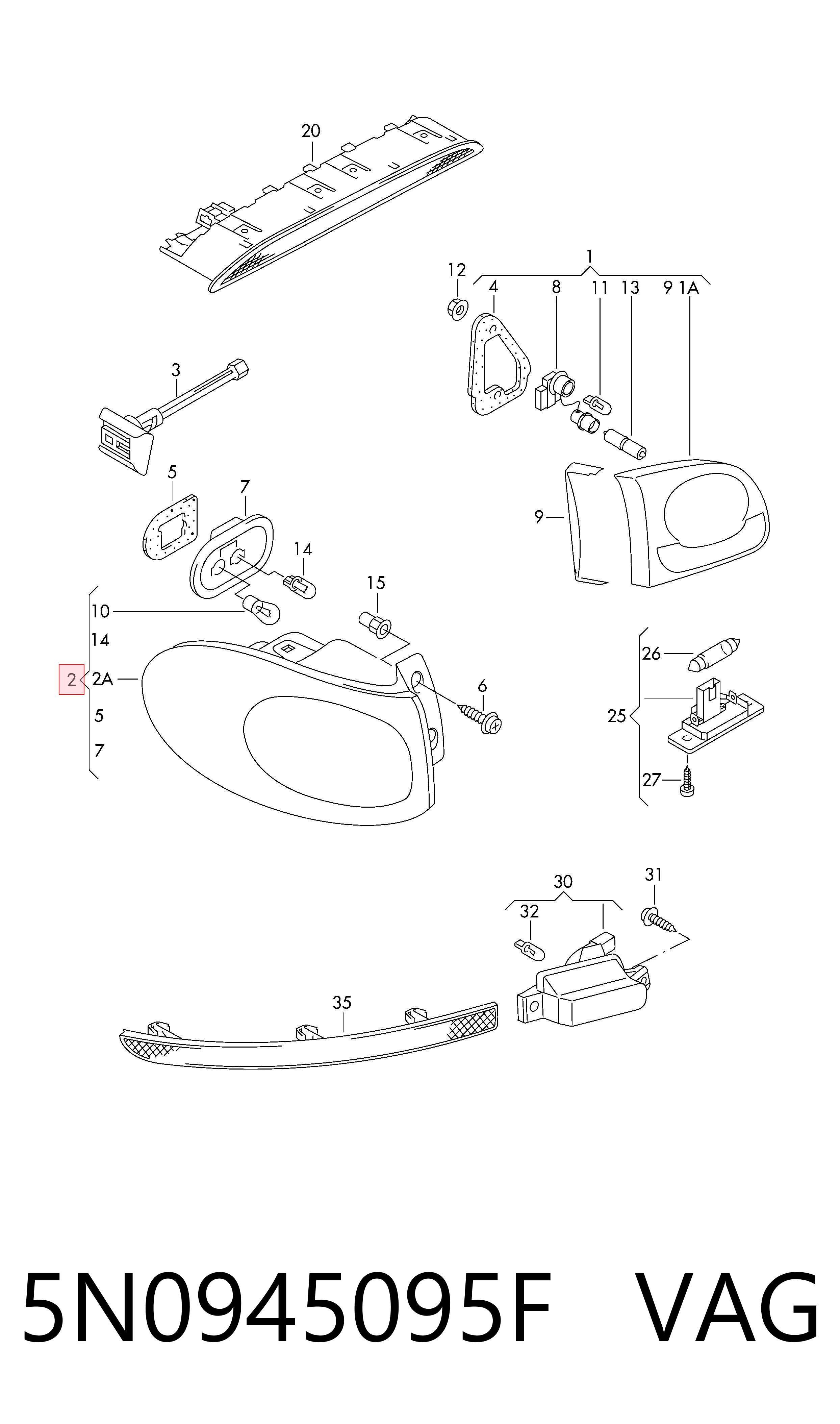 5N0945095F VAG