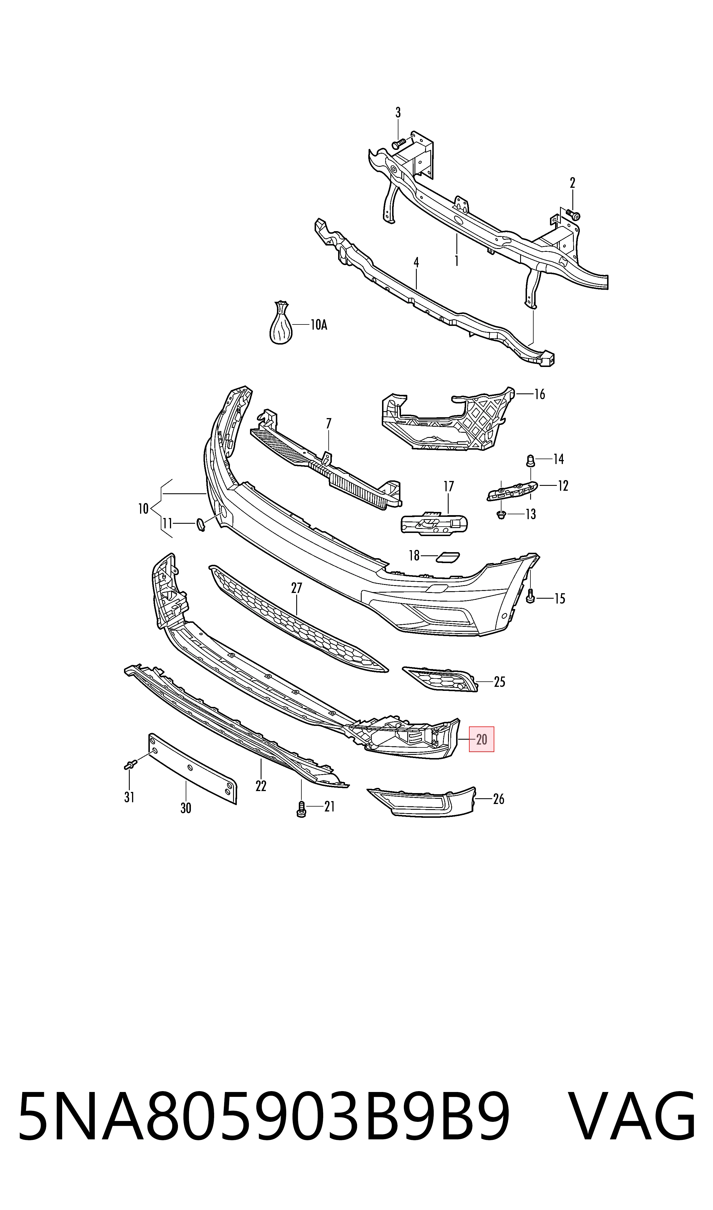 5NA805903B9B9 VAG