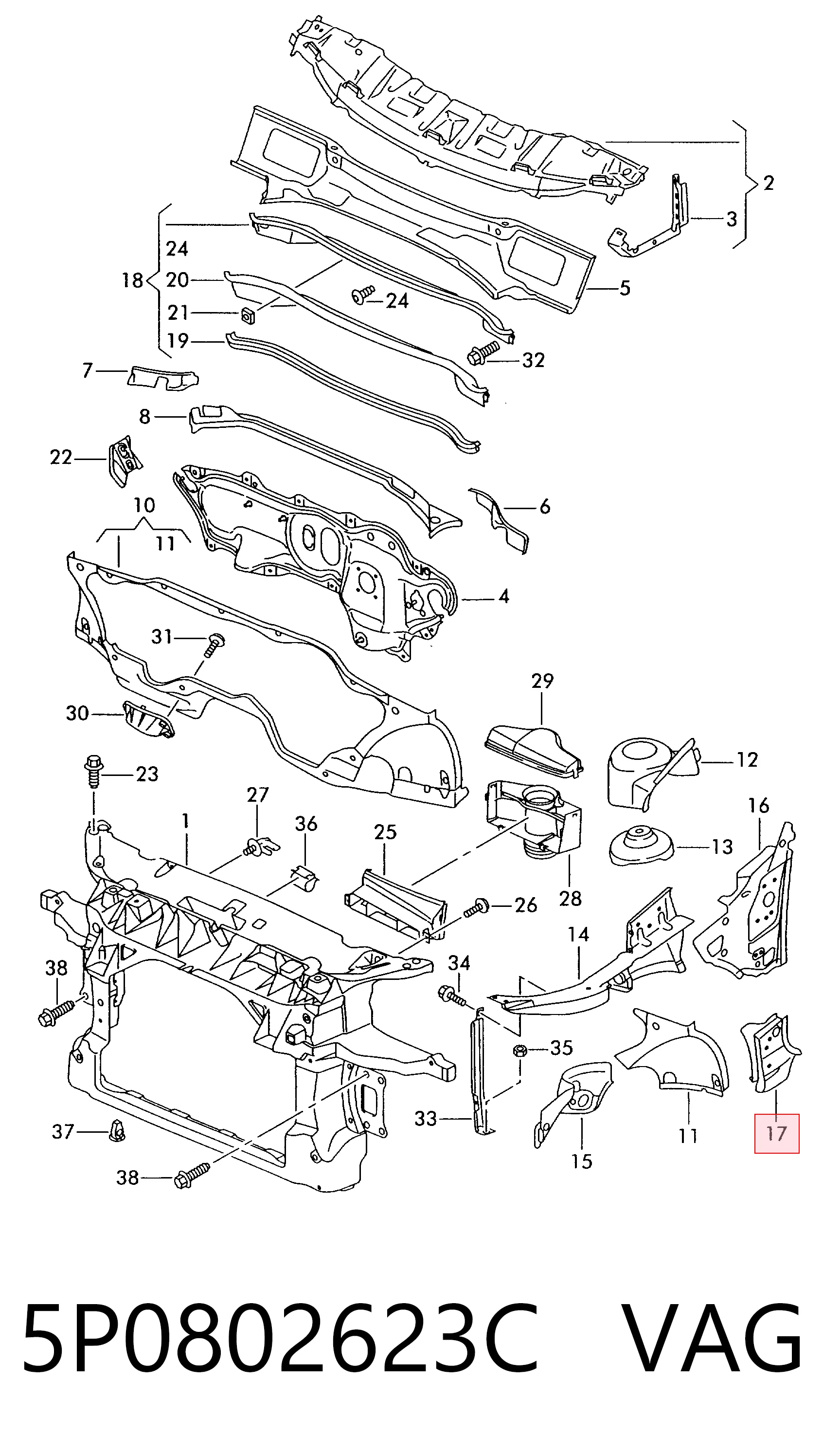 5P0802623C VAG