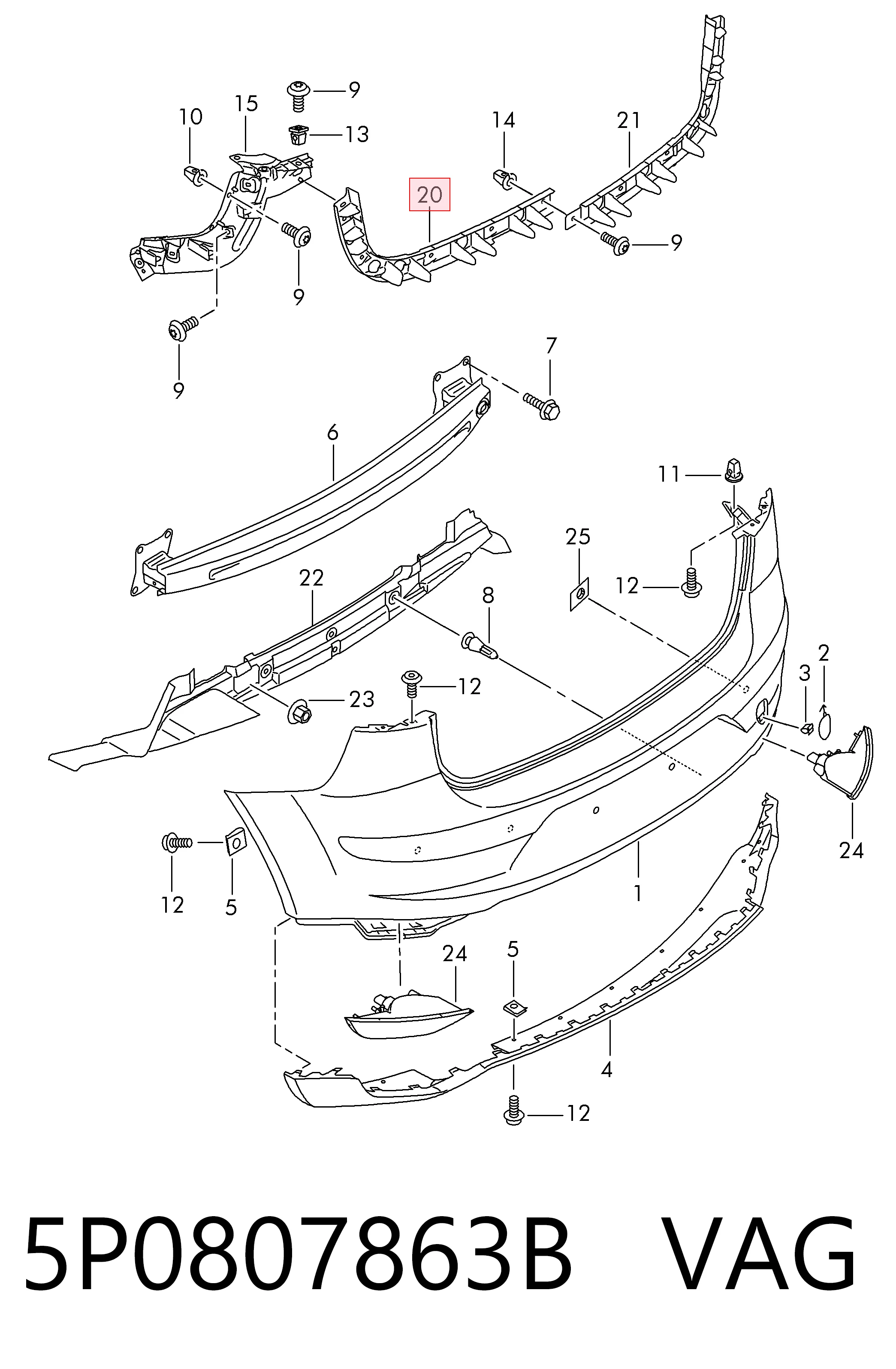 5P0807863B VAG