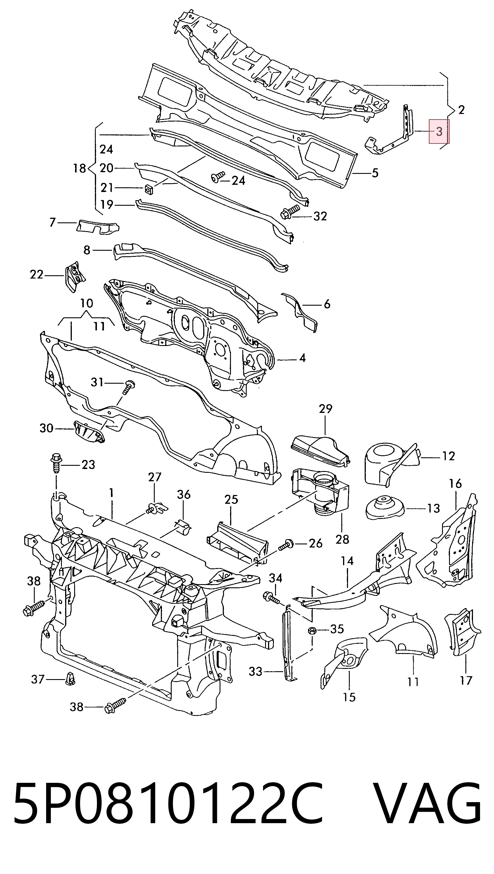 5P0810122C VAG