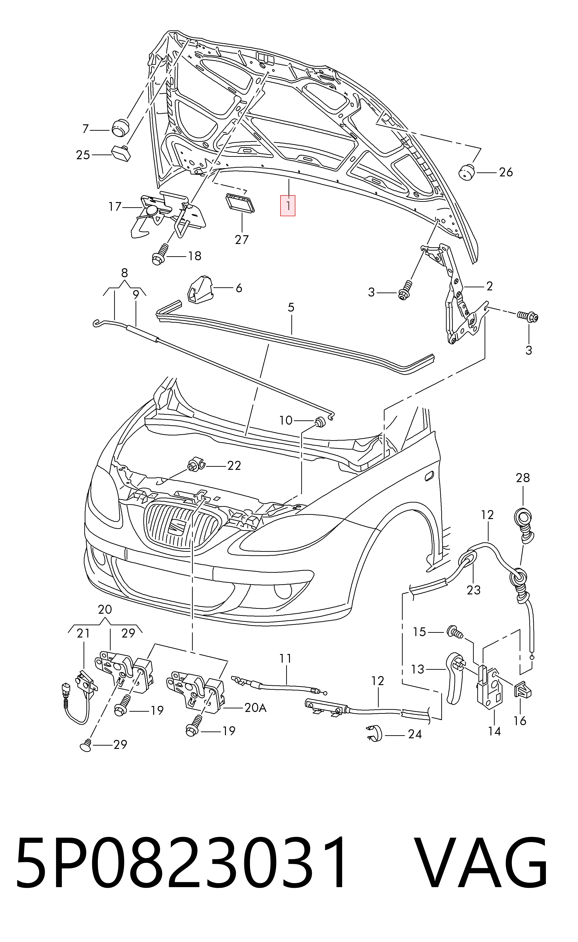 Compre Capota Seat Altea 