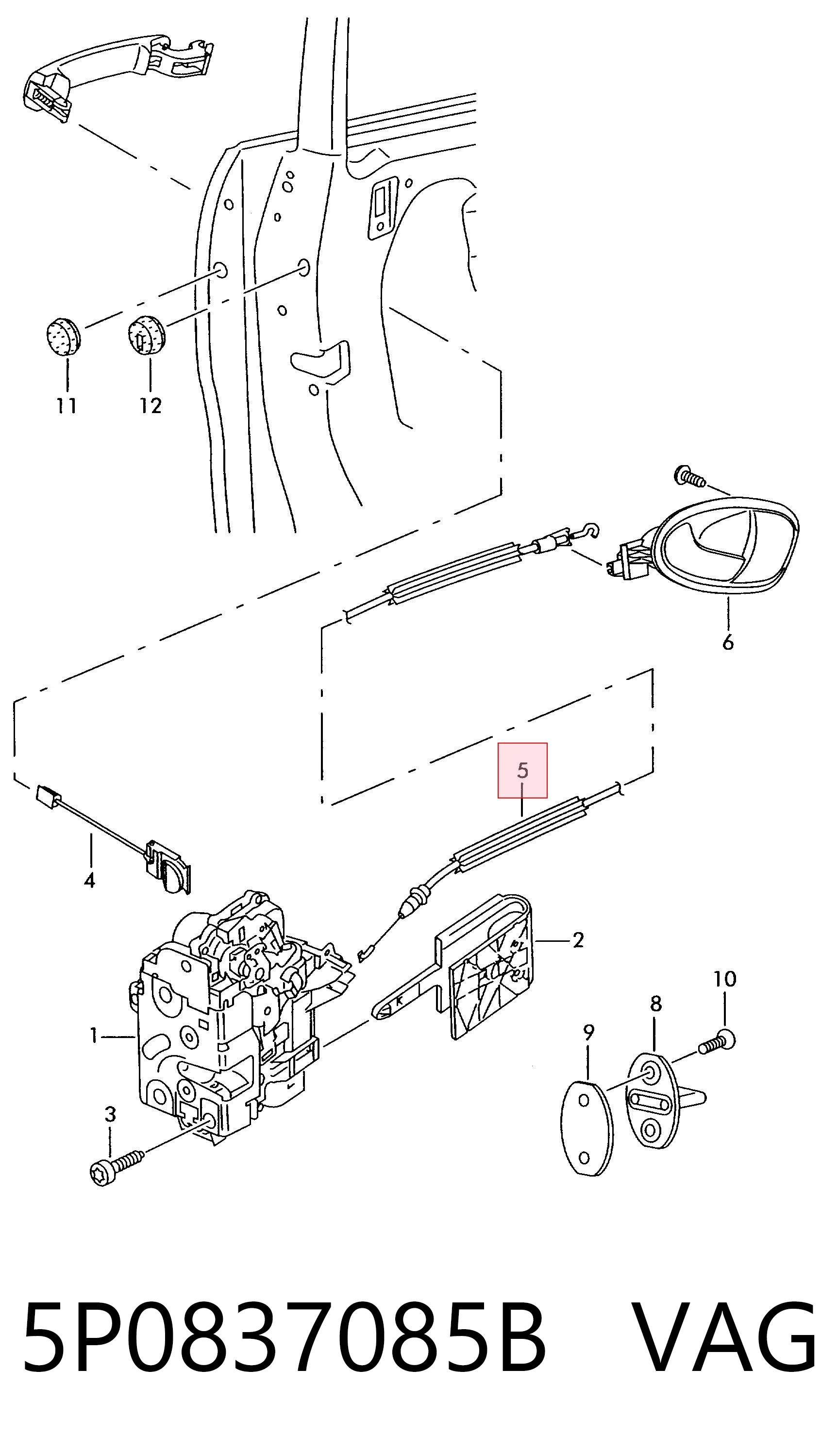 5P0837085B VAG
