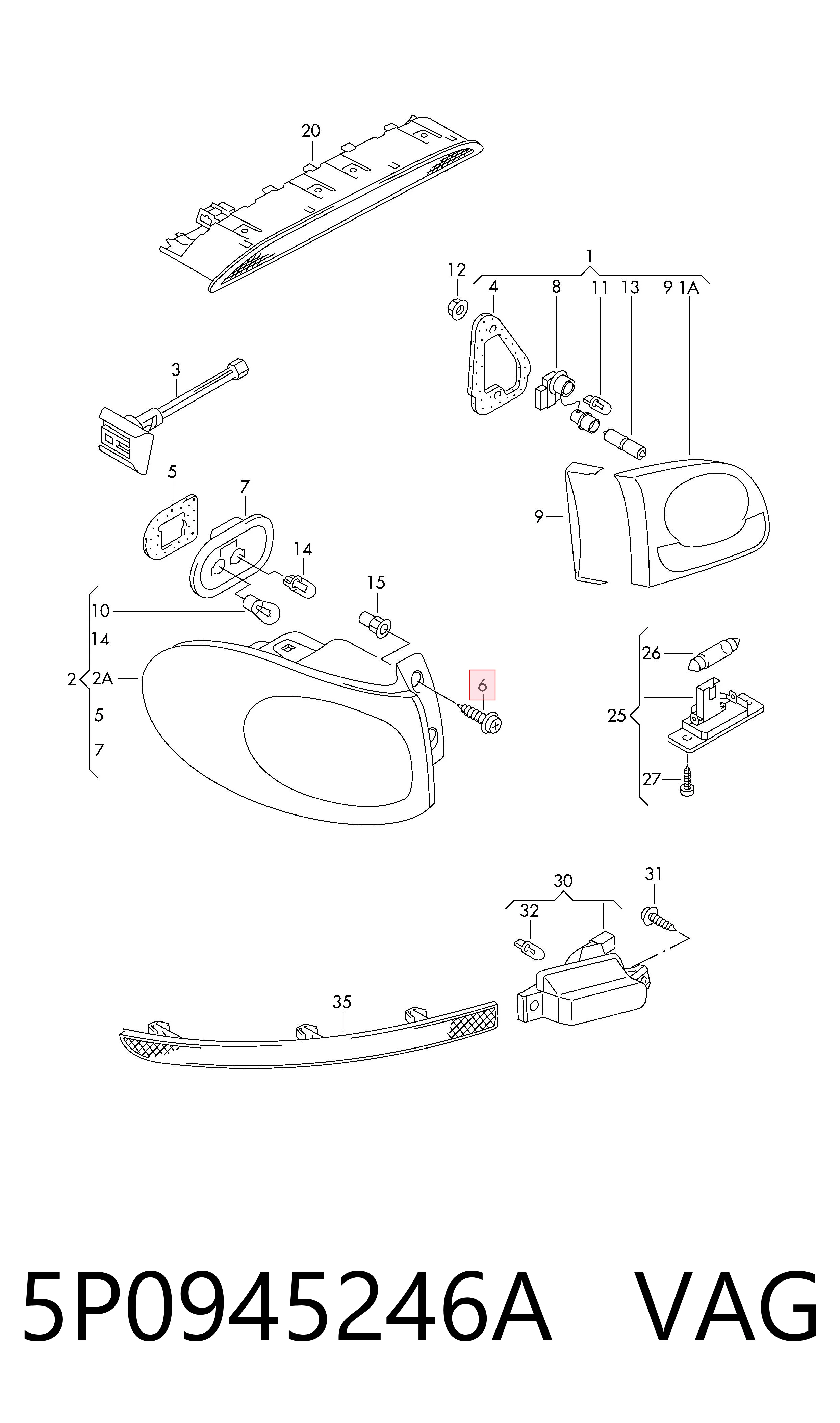 5P0945246A VAG 