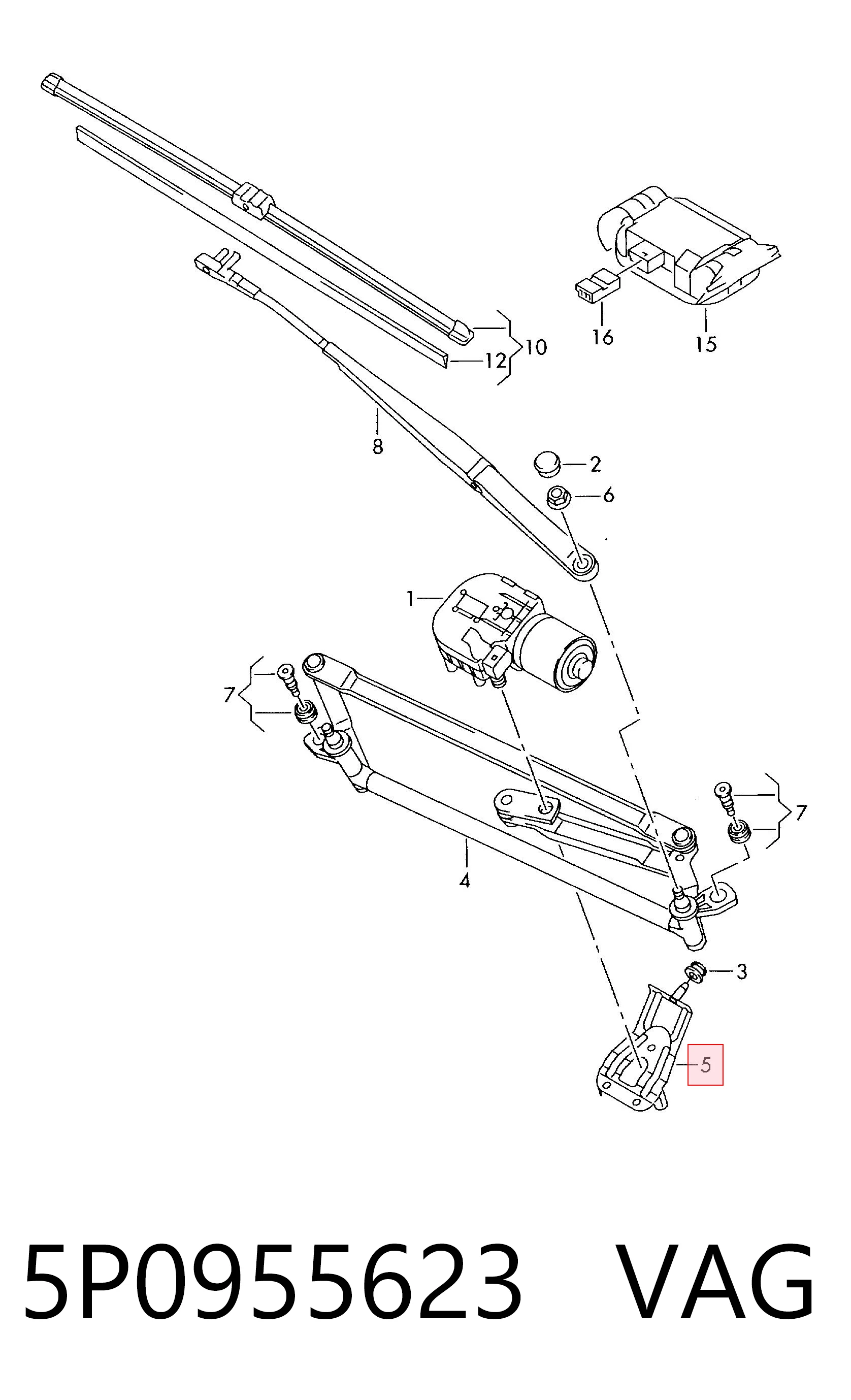 5P0955623 VAG