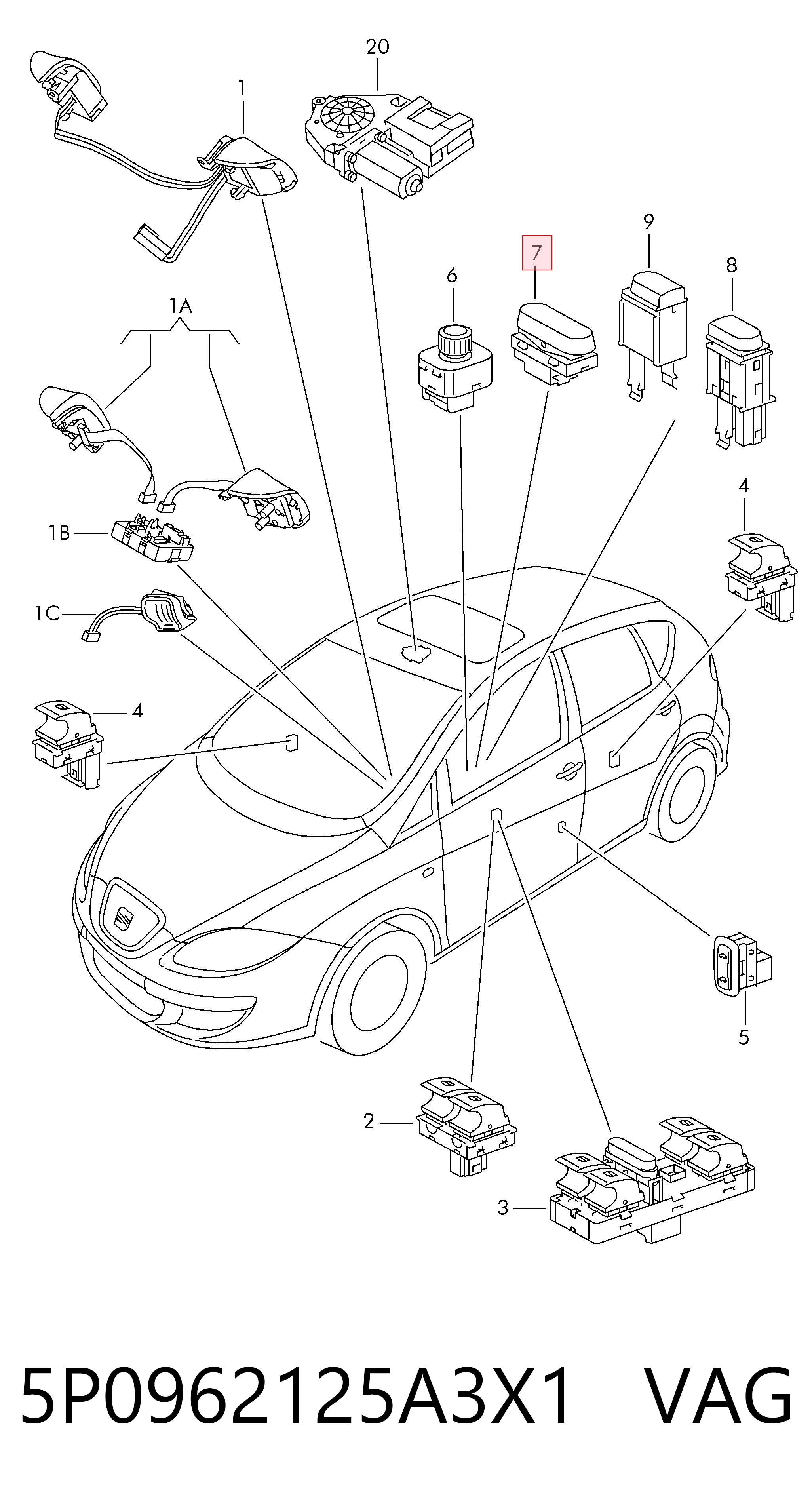 5P0962125A3X1 VAG