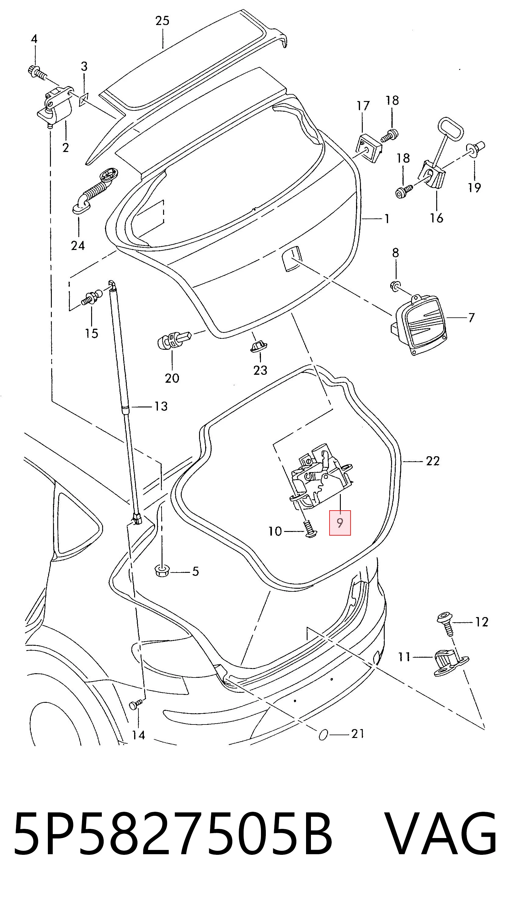5P5827505B VAG