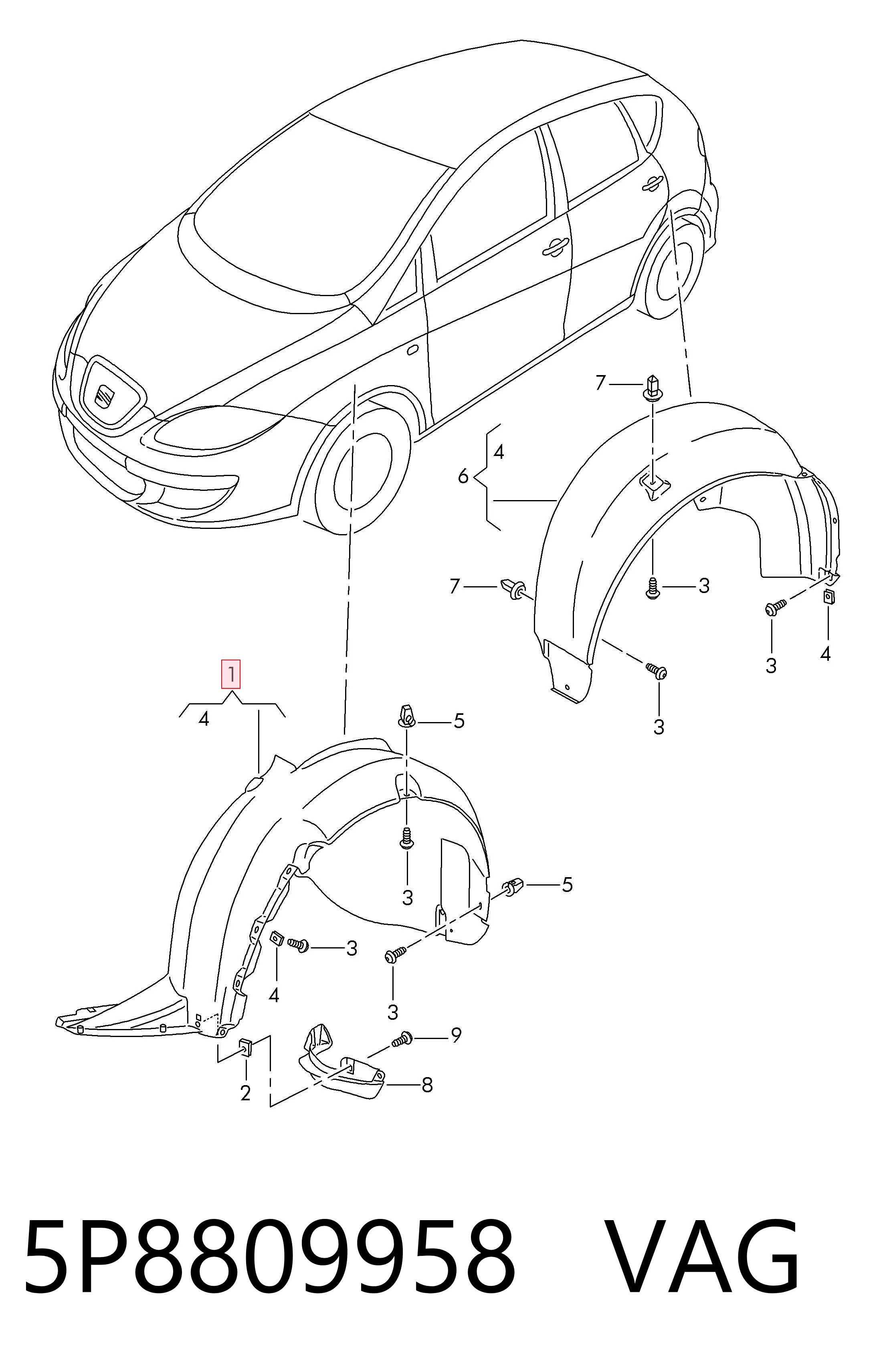 5P8809958 VAG