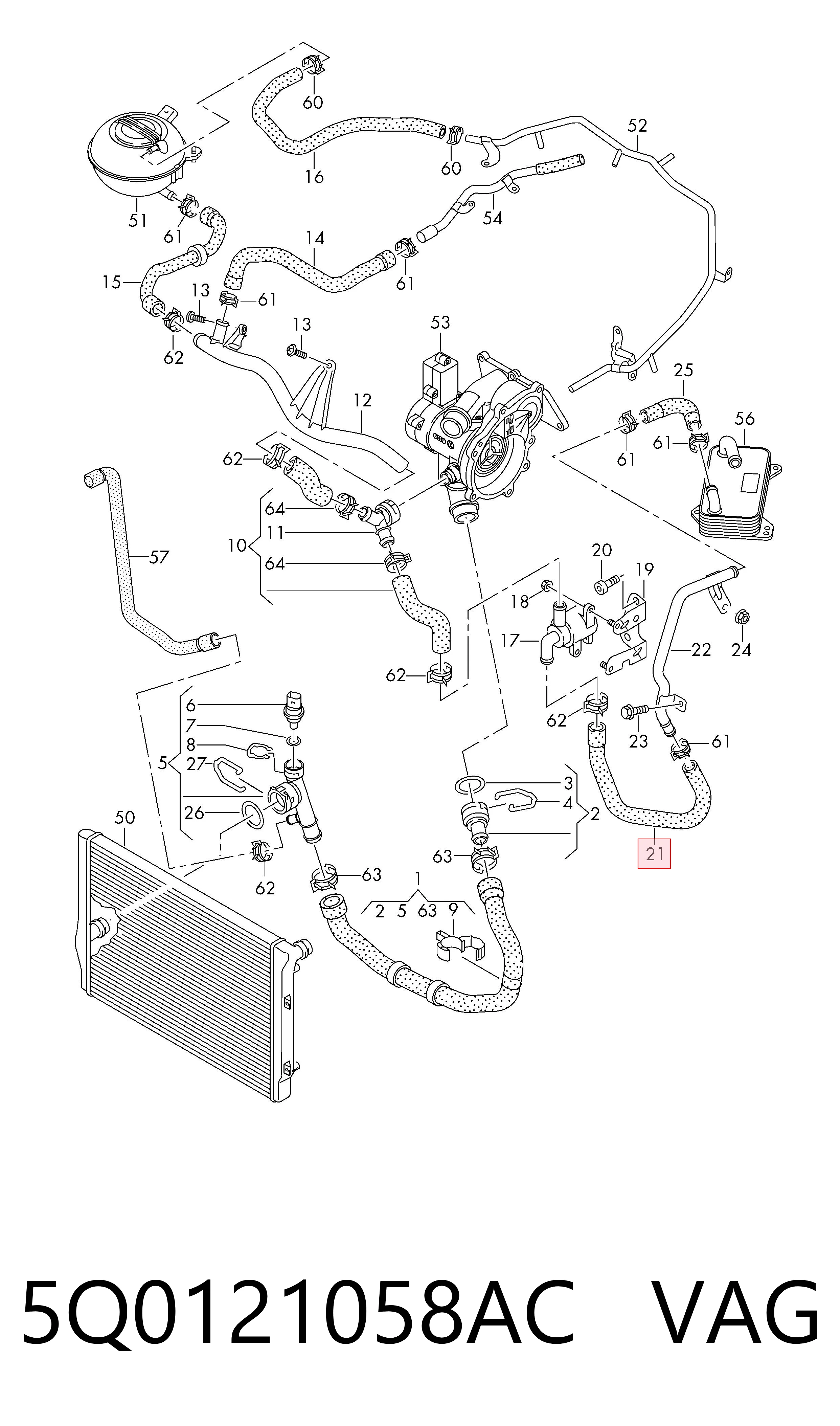 5Q0121058AC VAG 