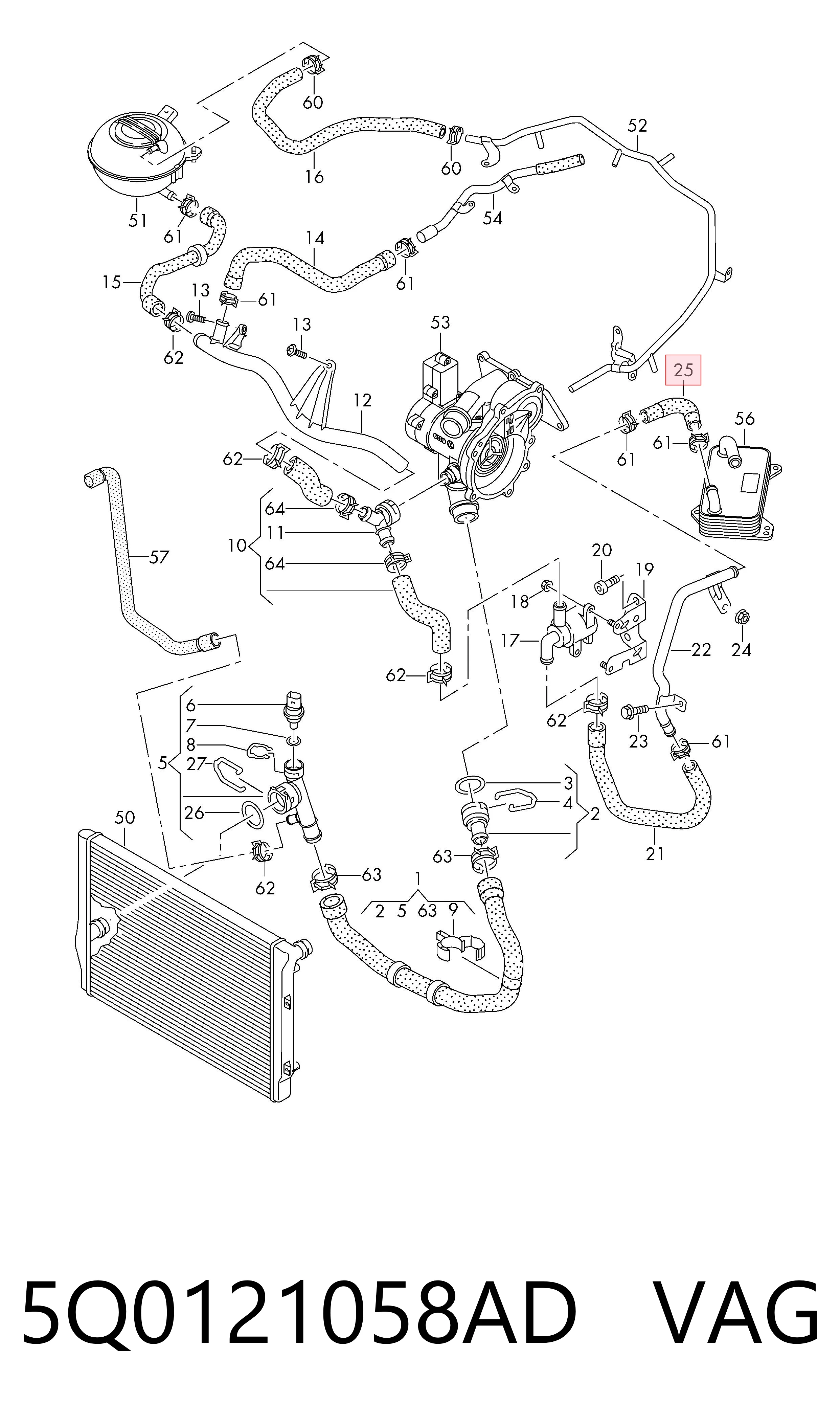 5Q0121058AD VAG 