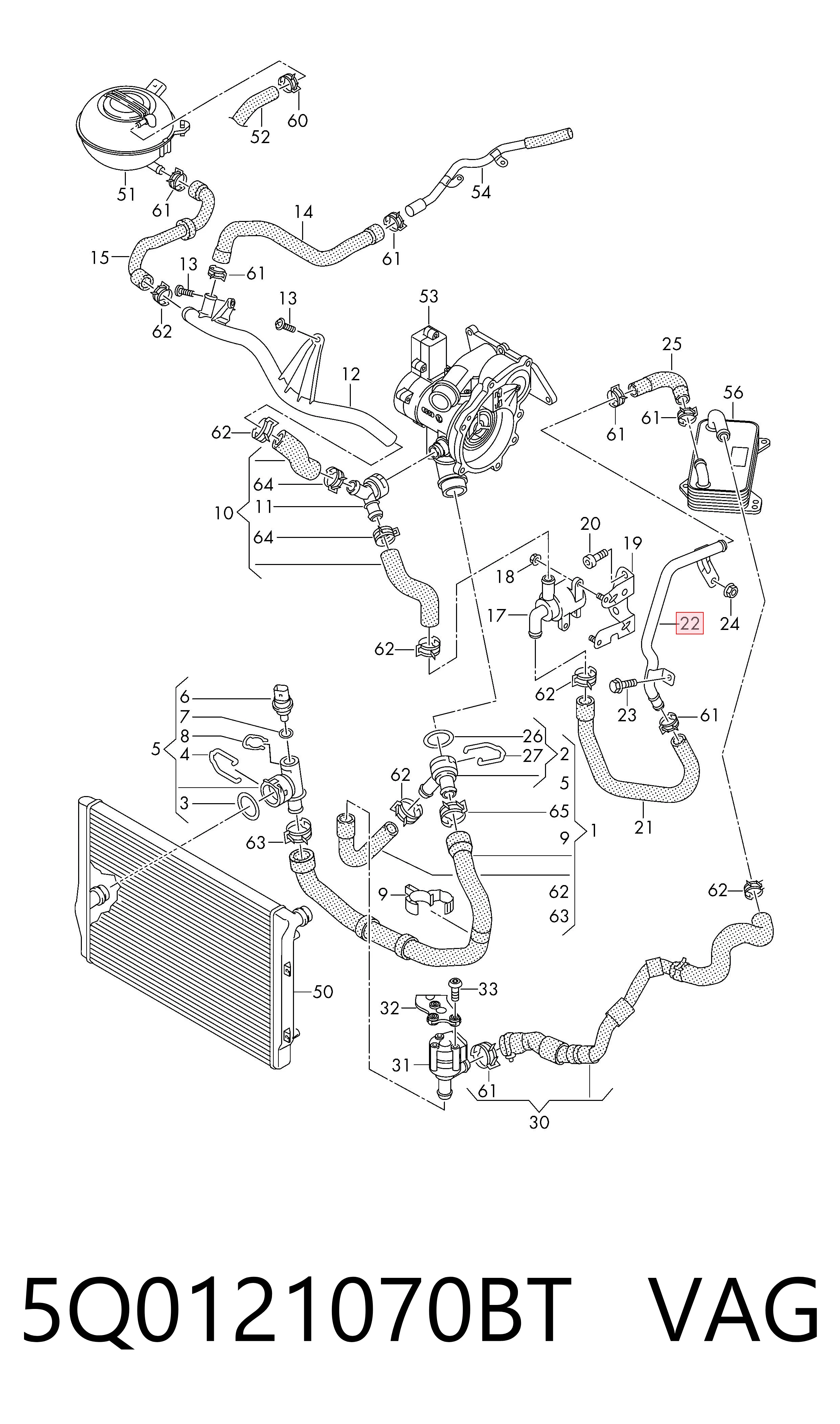 5Q0121070BT VAG 