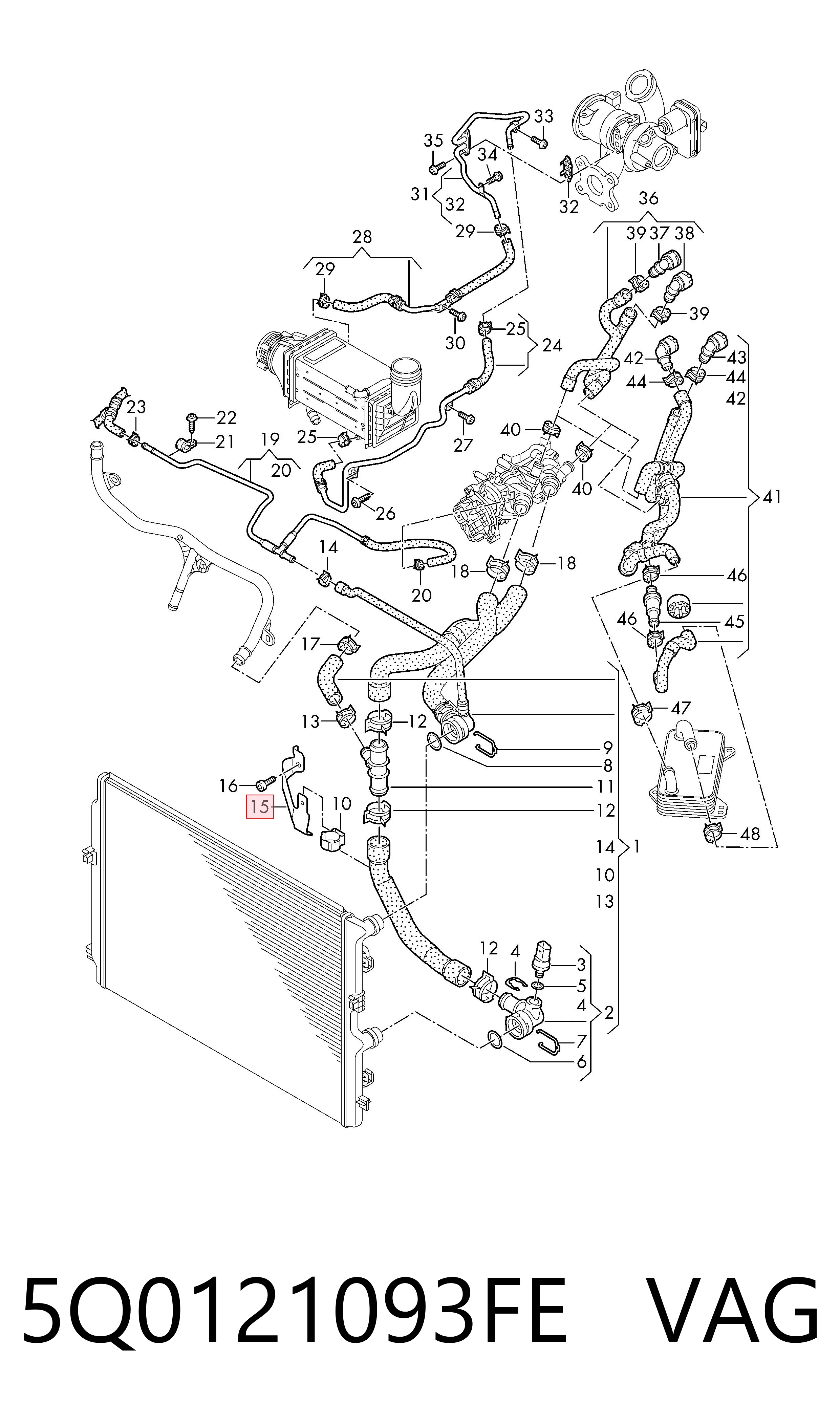 5Q0121093FE VAG 