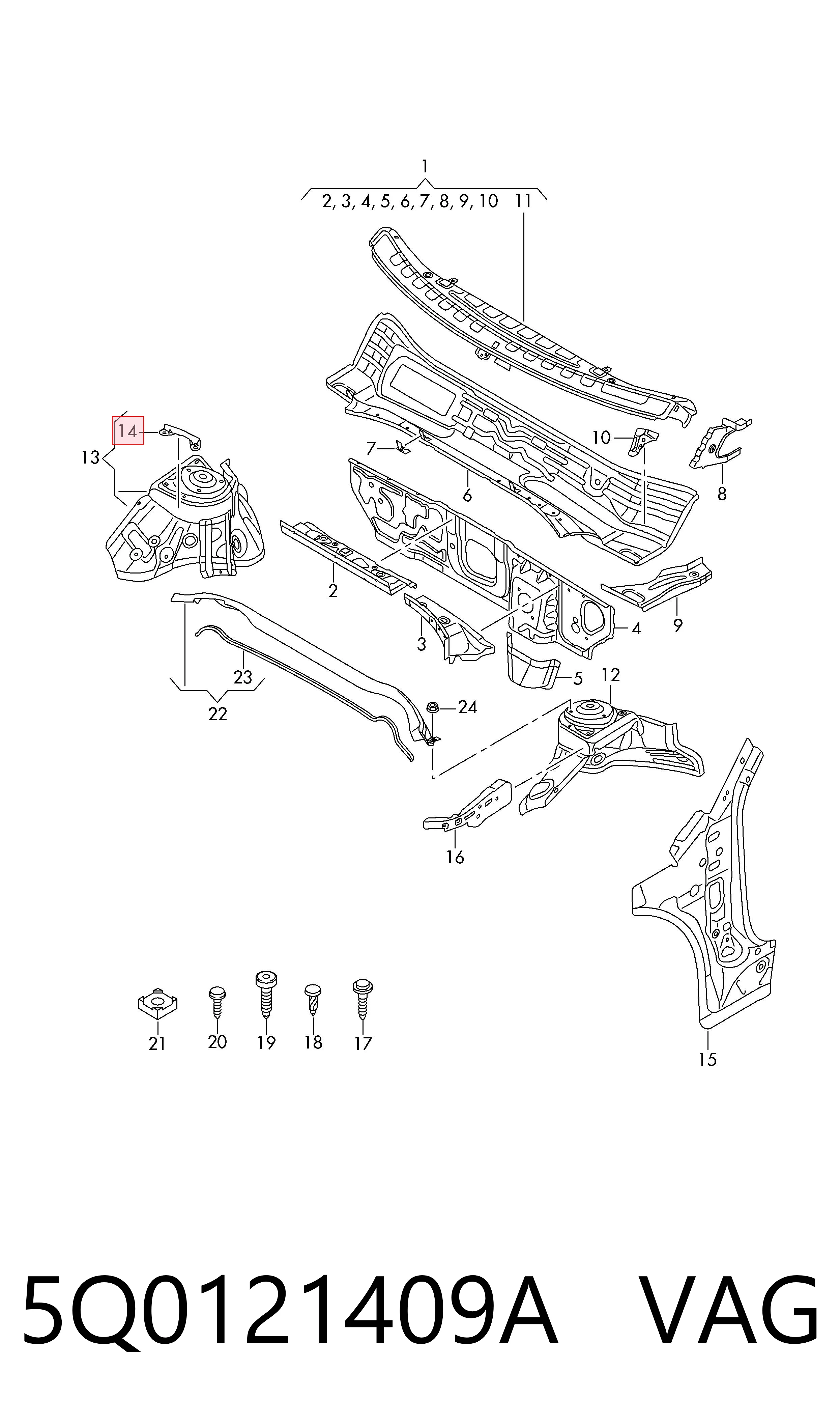 5Q0121409A VAG 