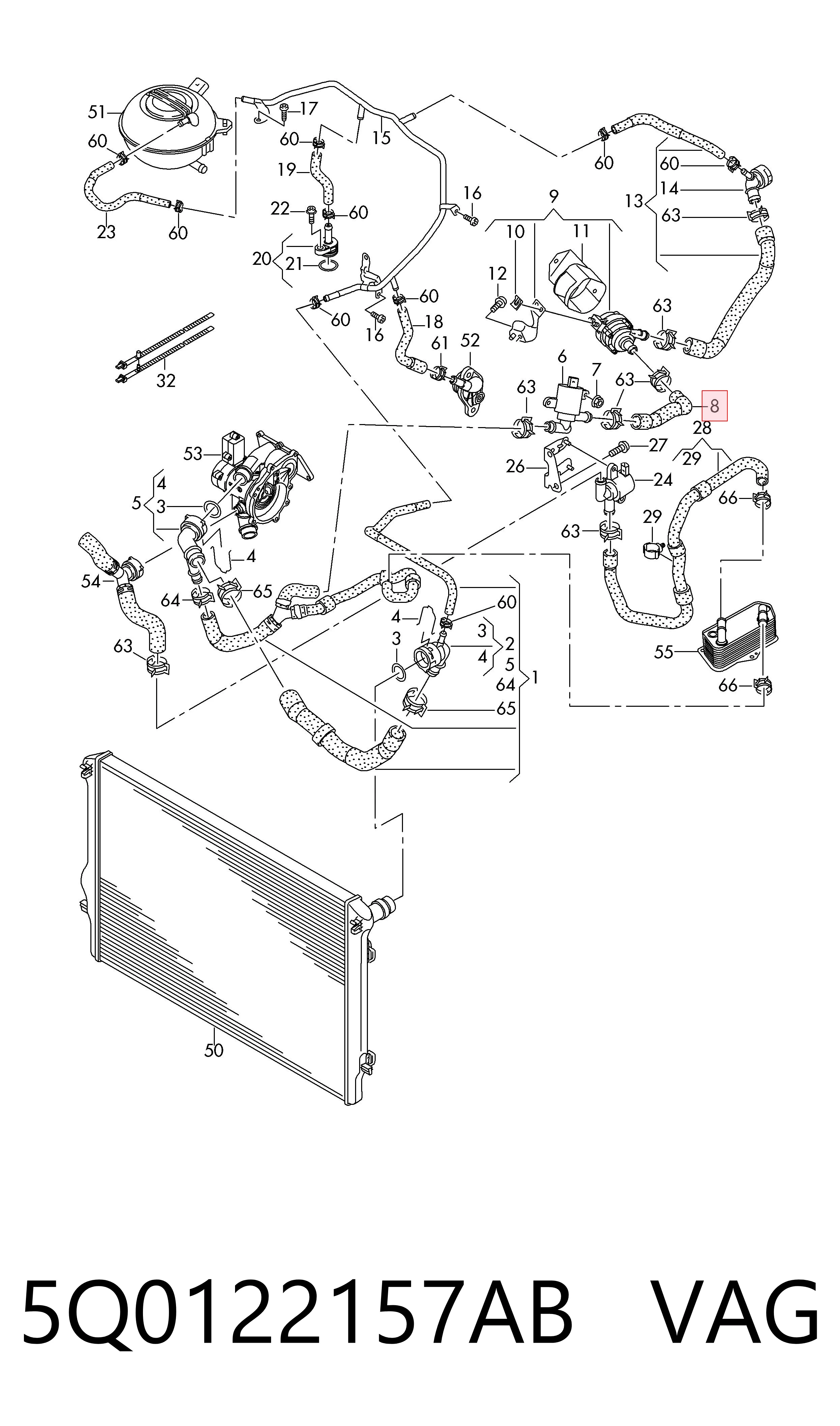 5Q0122157AB VAG 