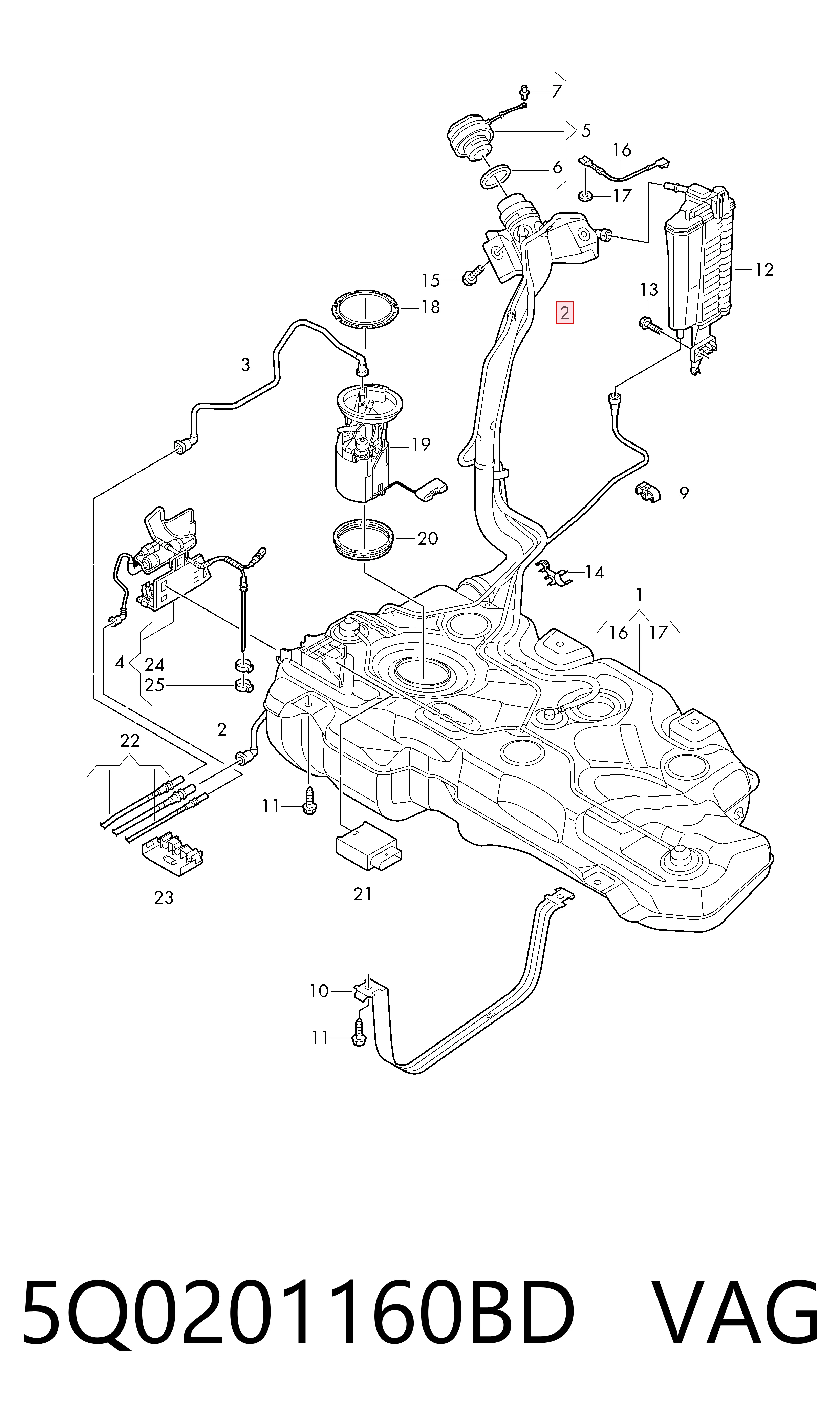 5Q0201160BD VAG 