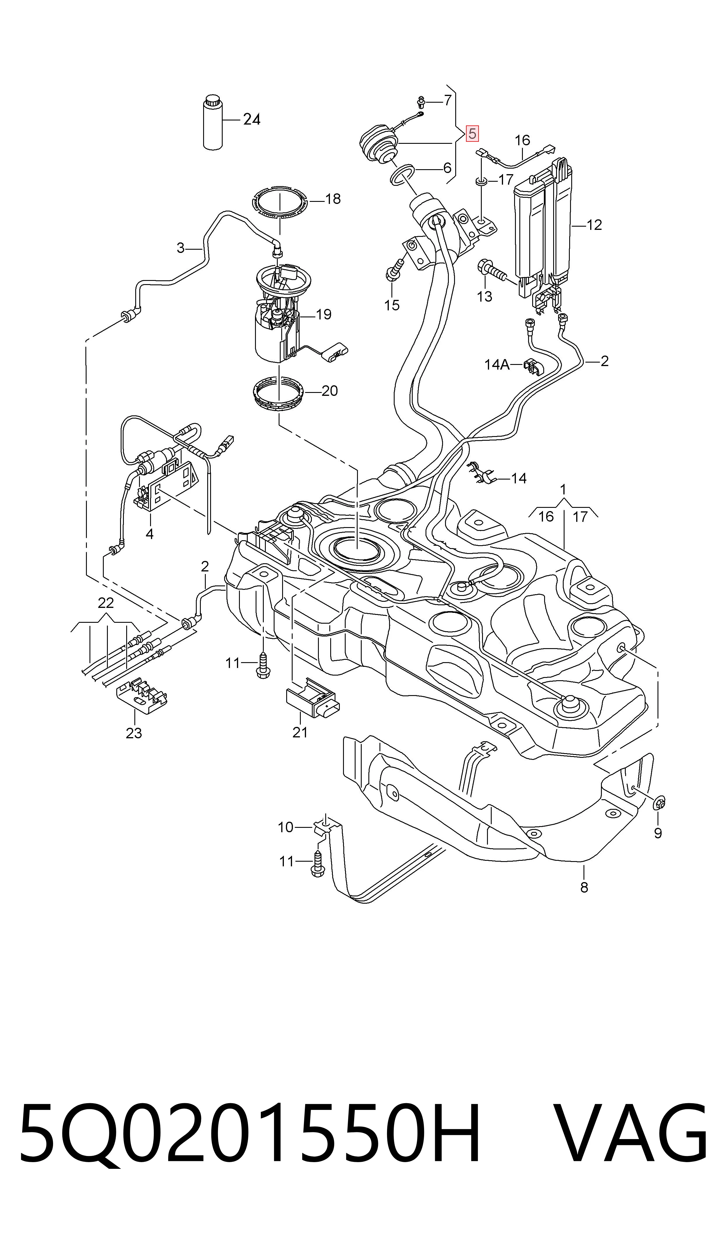5Q0201550H VAG