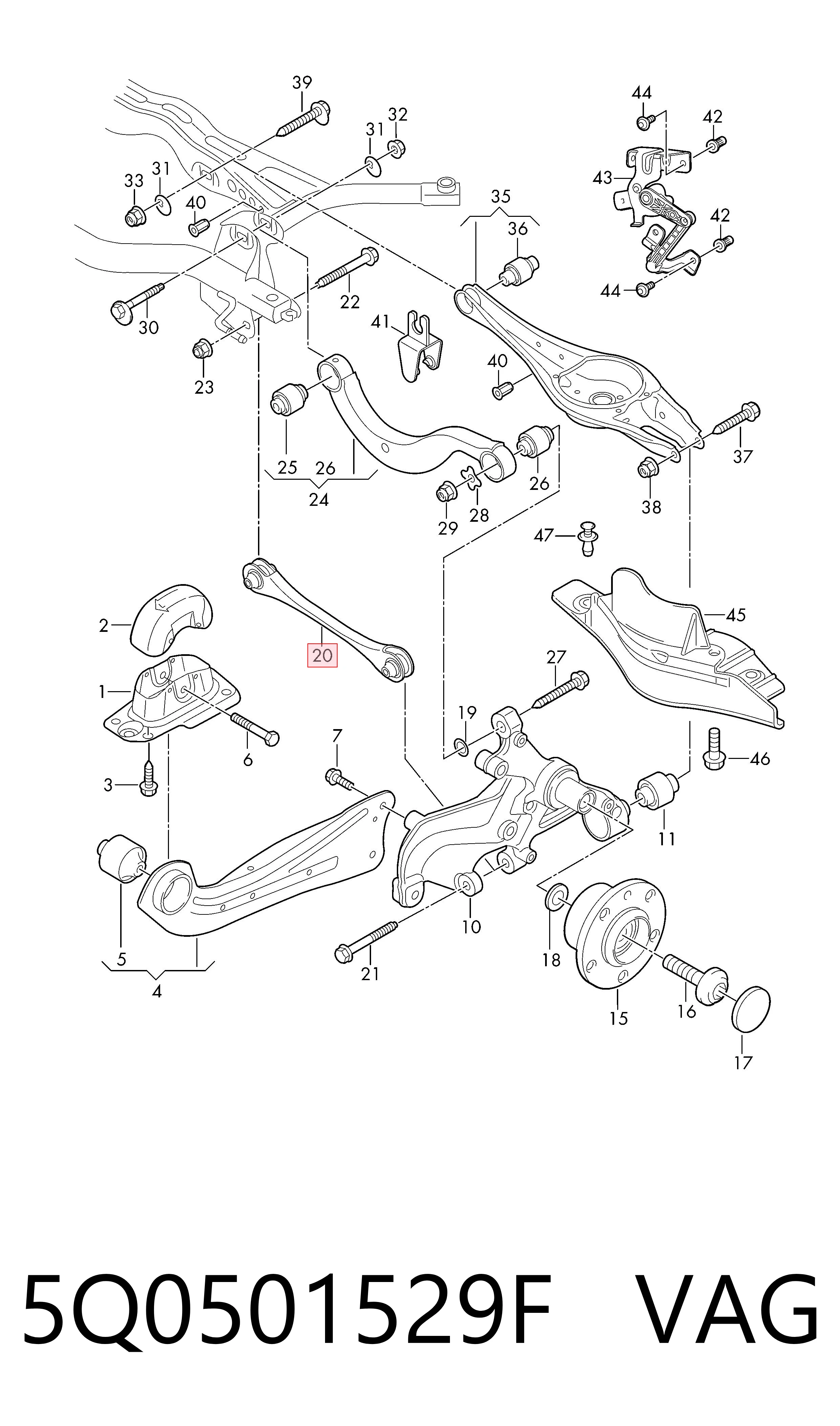  VAG 5Q0501529F