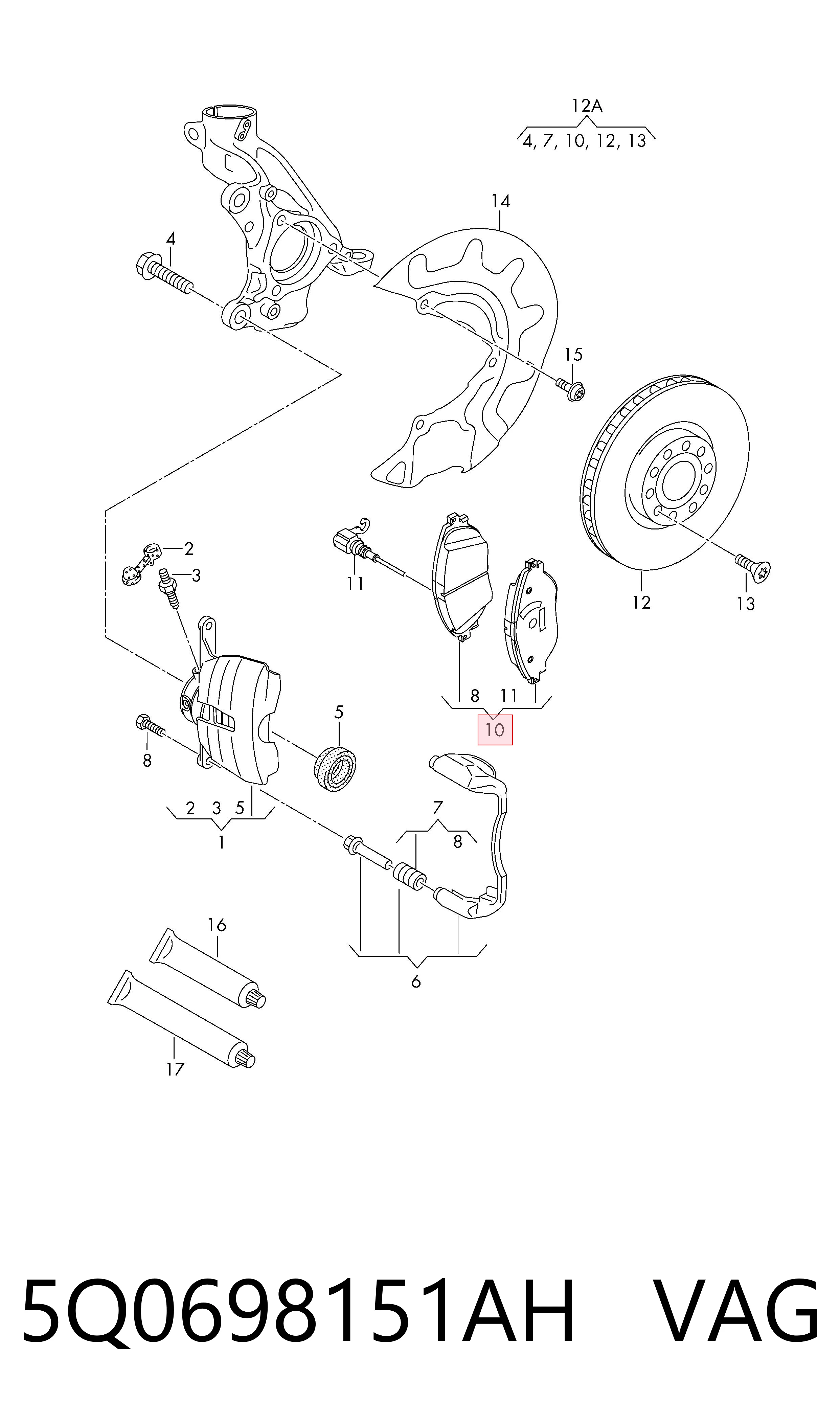 5Q0698151AH VAG