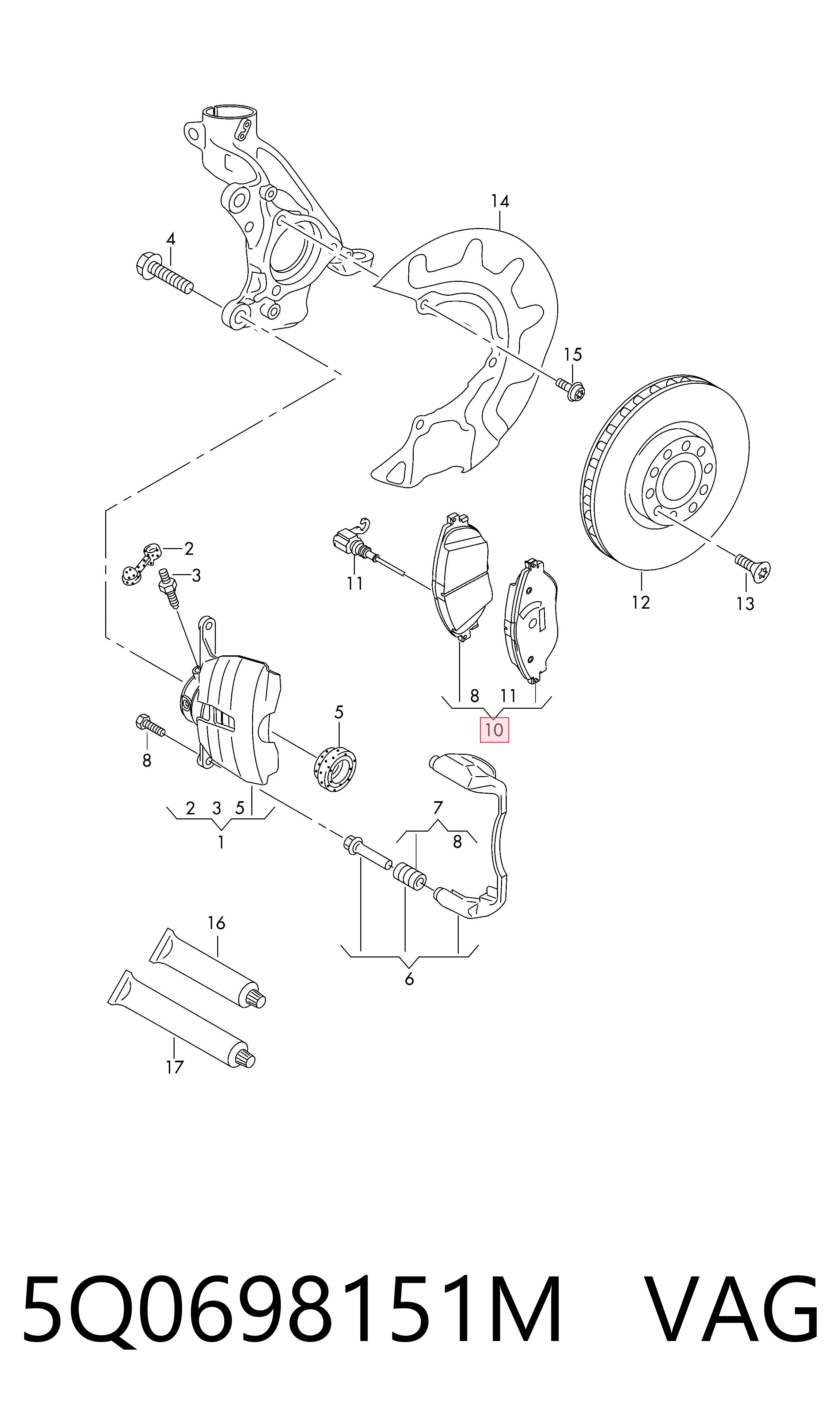 5Q0698151M VAG