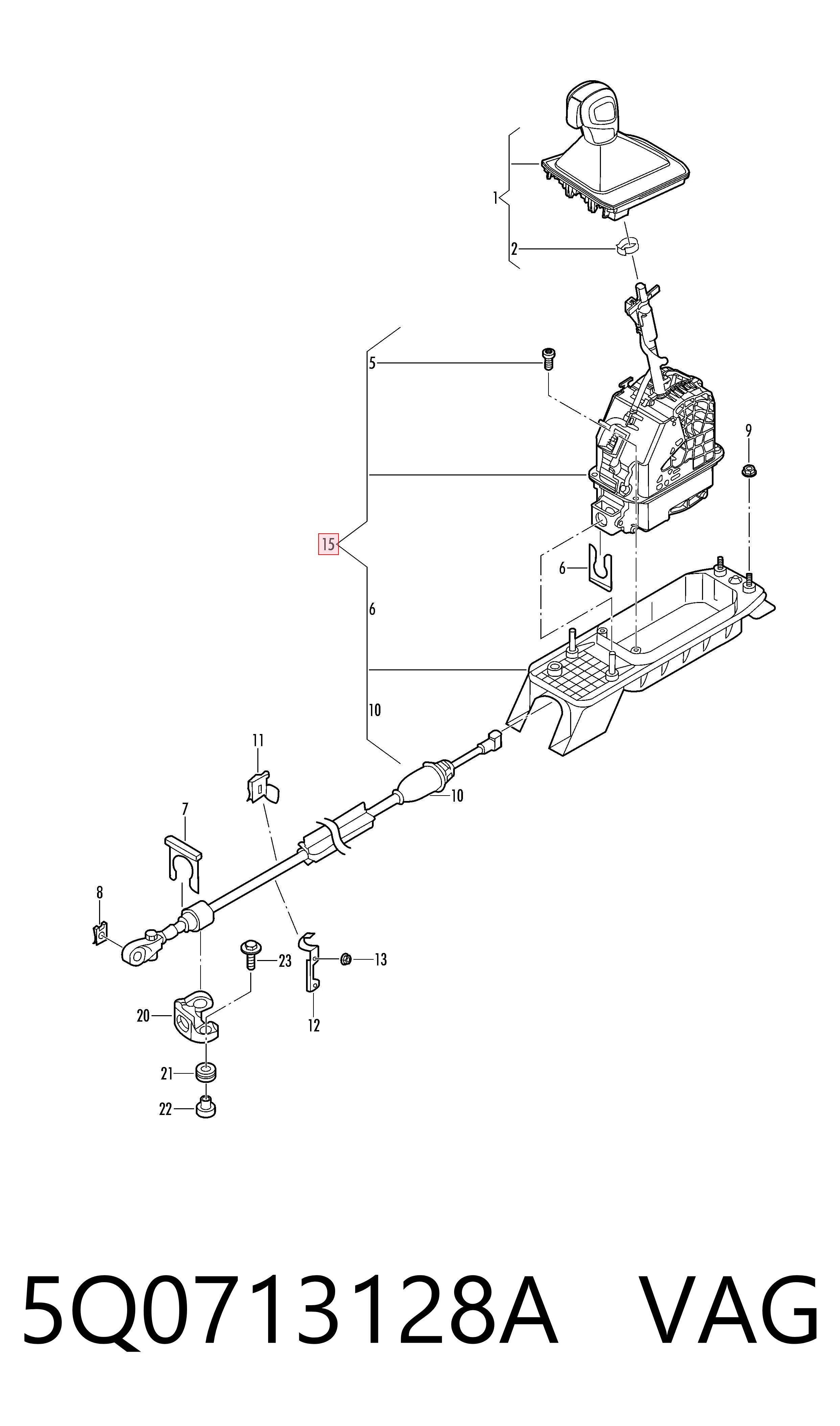 Sensor de posição de seletor da Caixa Automática de Mudança VAG 5Q0713128A preço, a partir de 83,59 USD