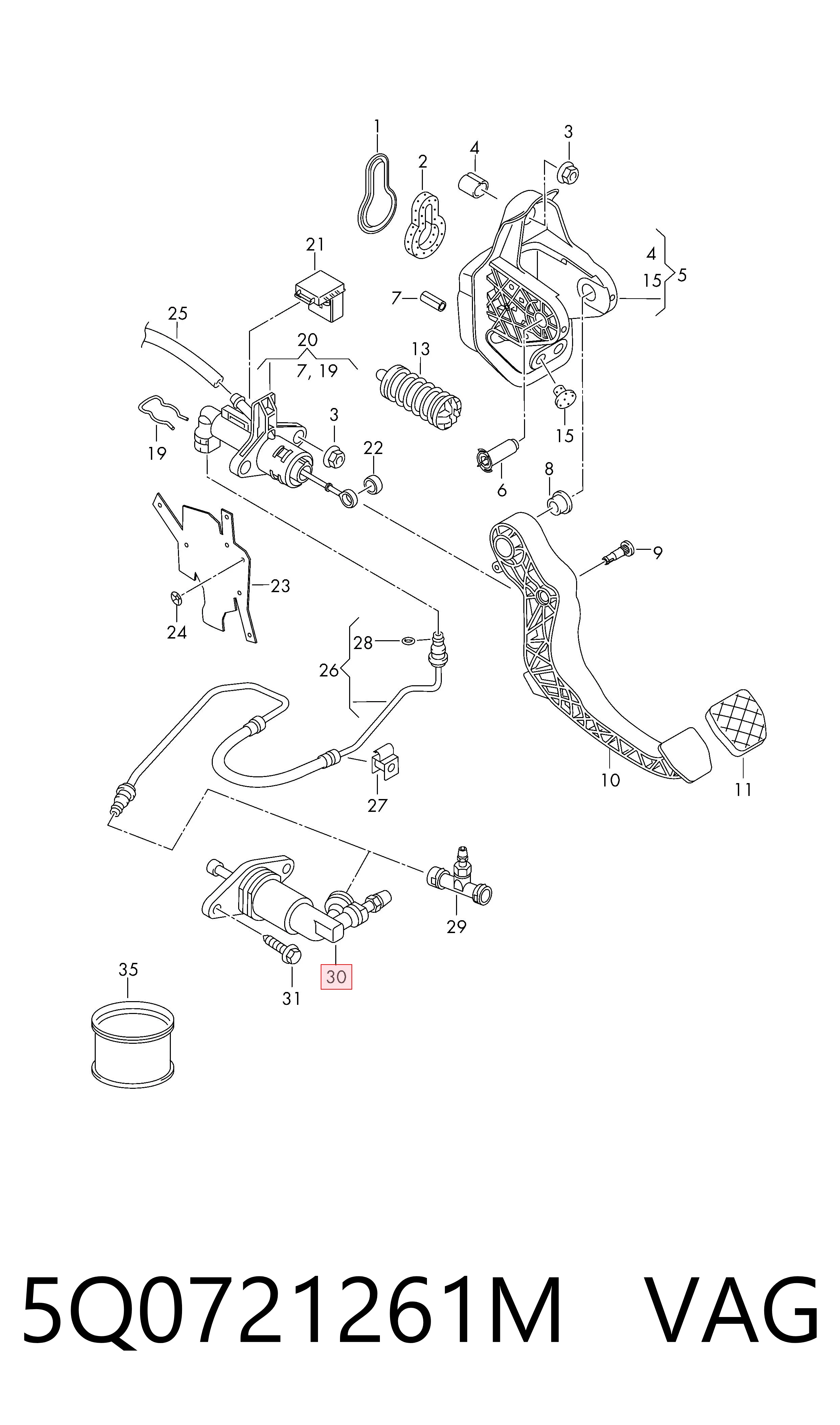 Compre Cilindro de trabalho de embraiagem Volkswagen Golf 