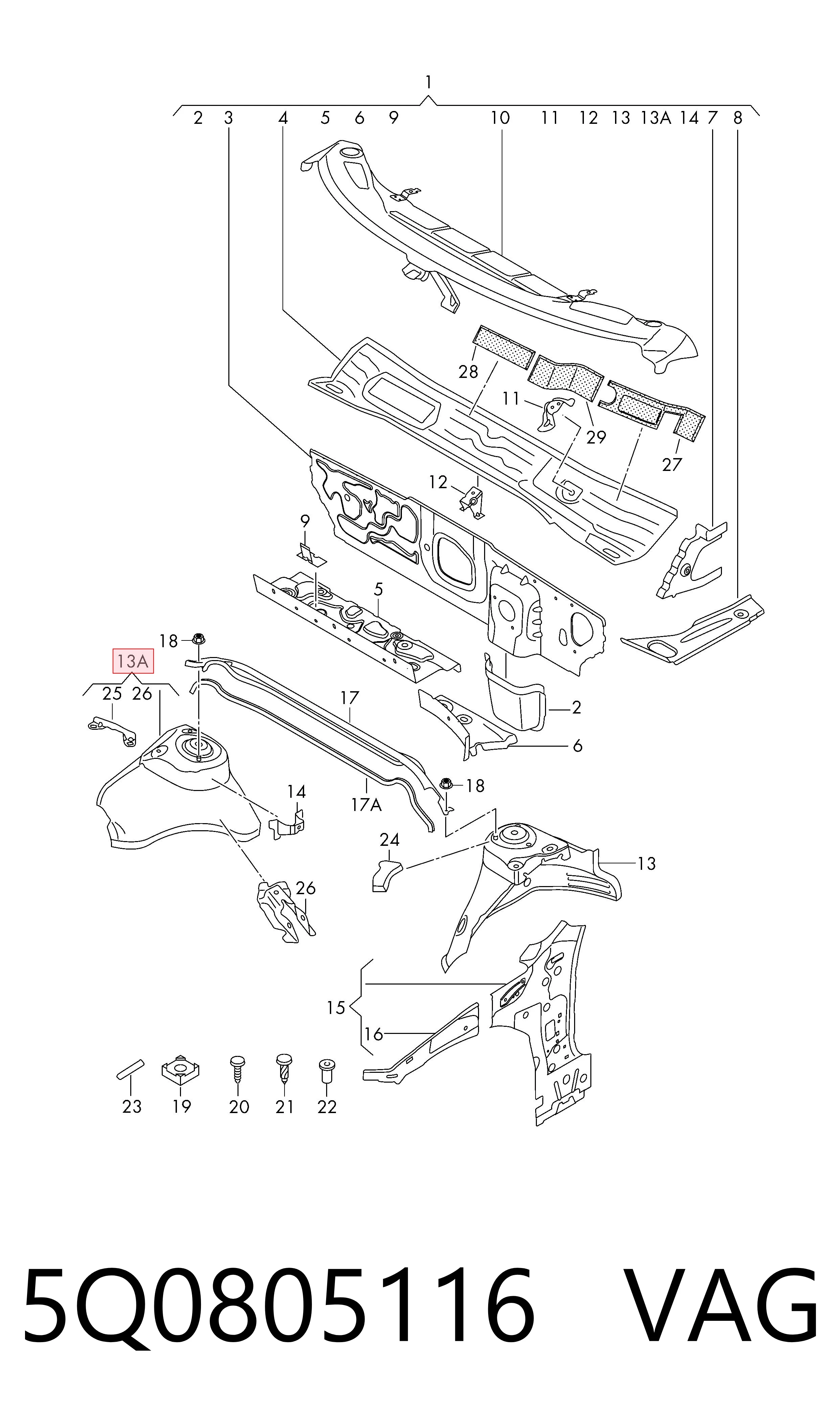5Q0805116 VAG