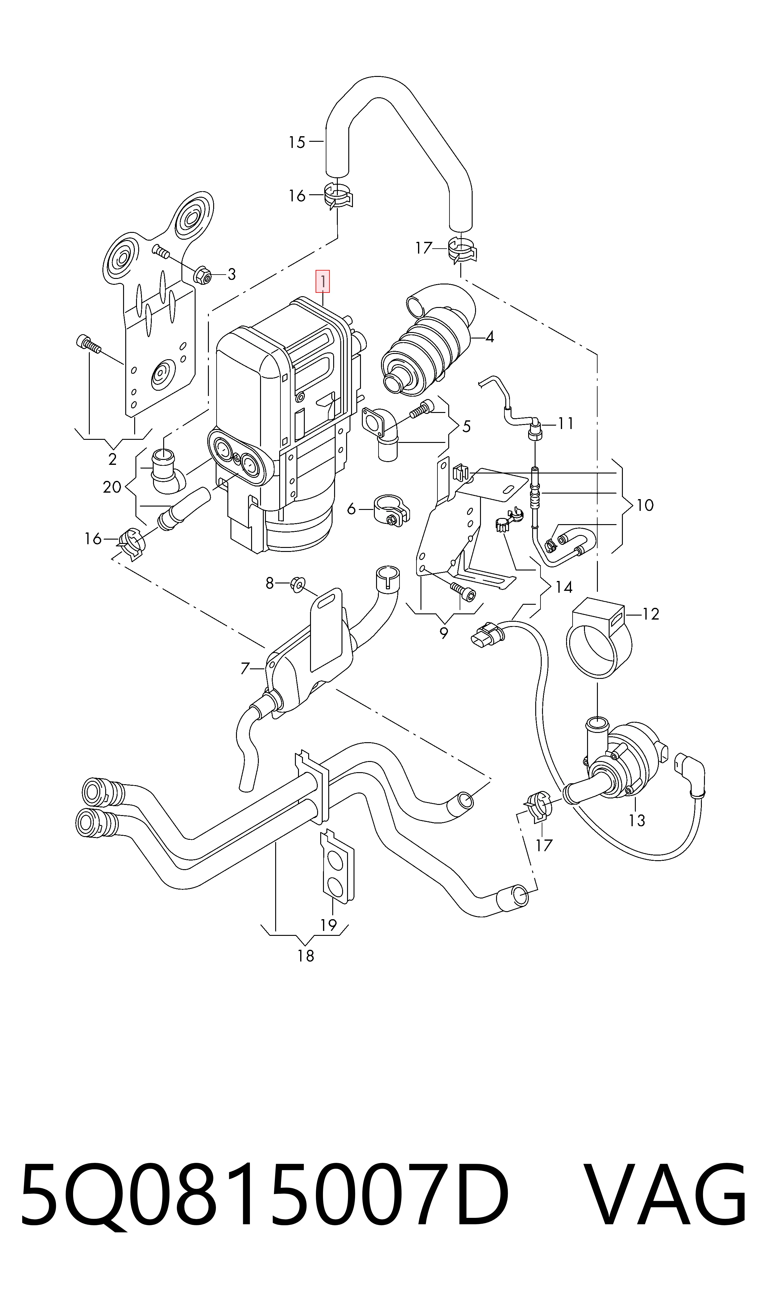5Q0815007D VAG