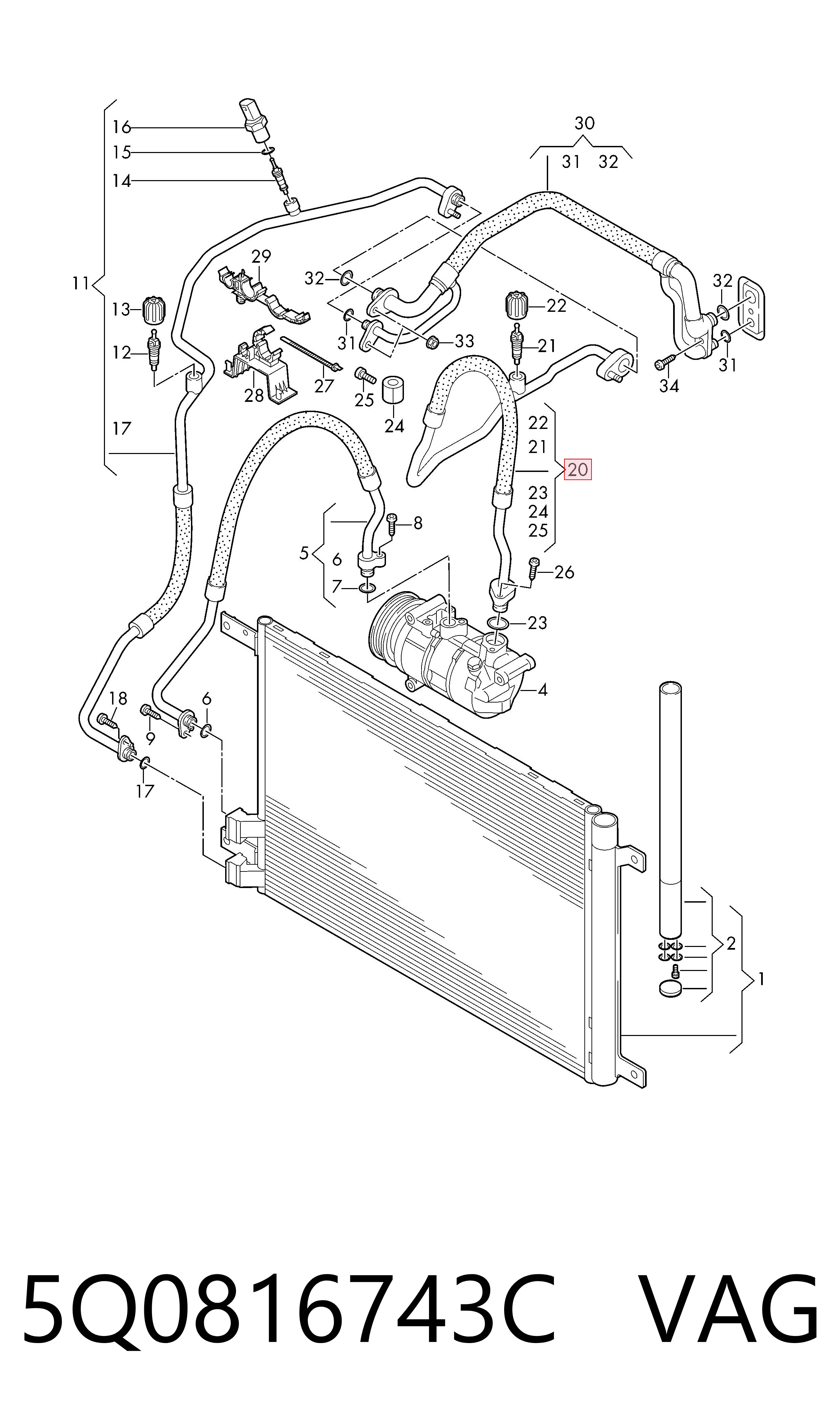 5Q0816743C VAG