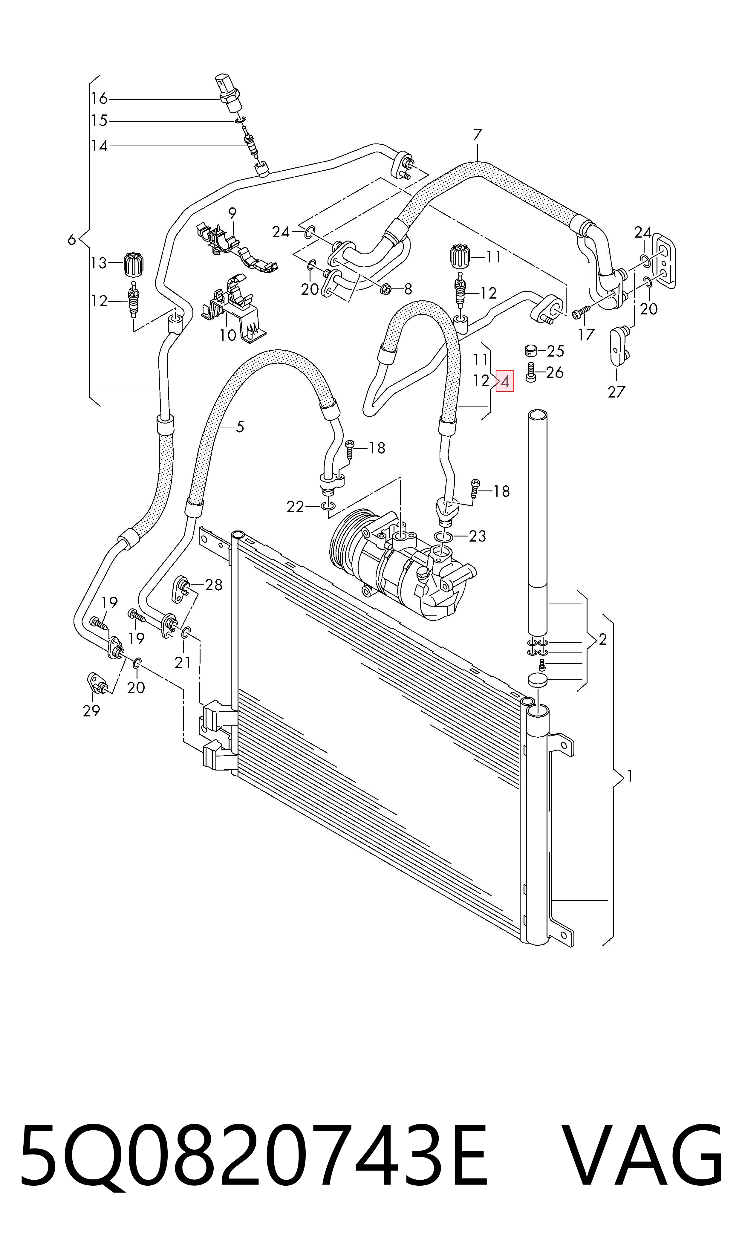 5Q0820743E VAG
