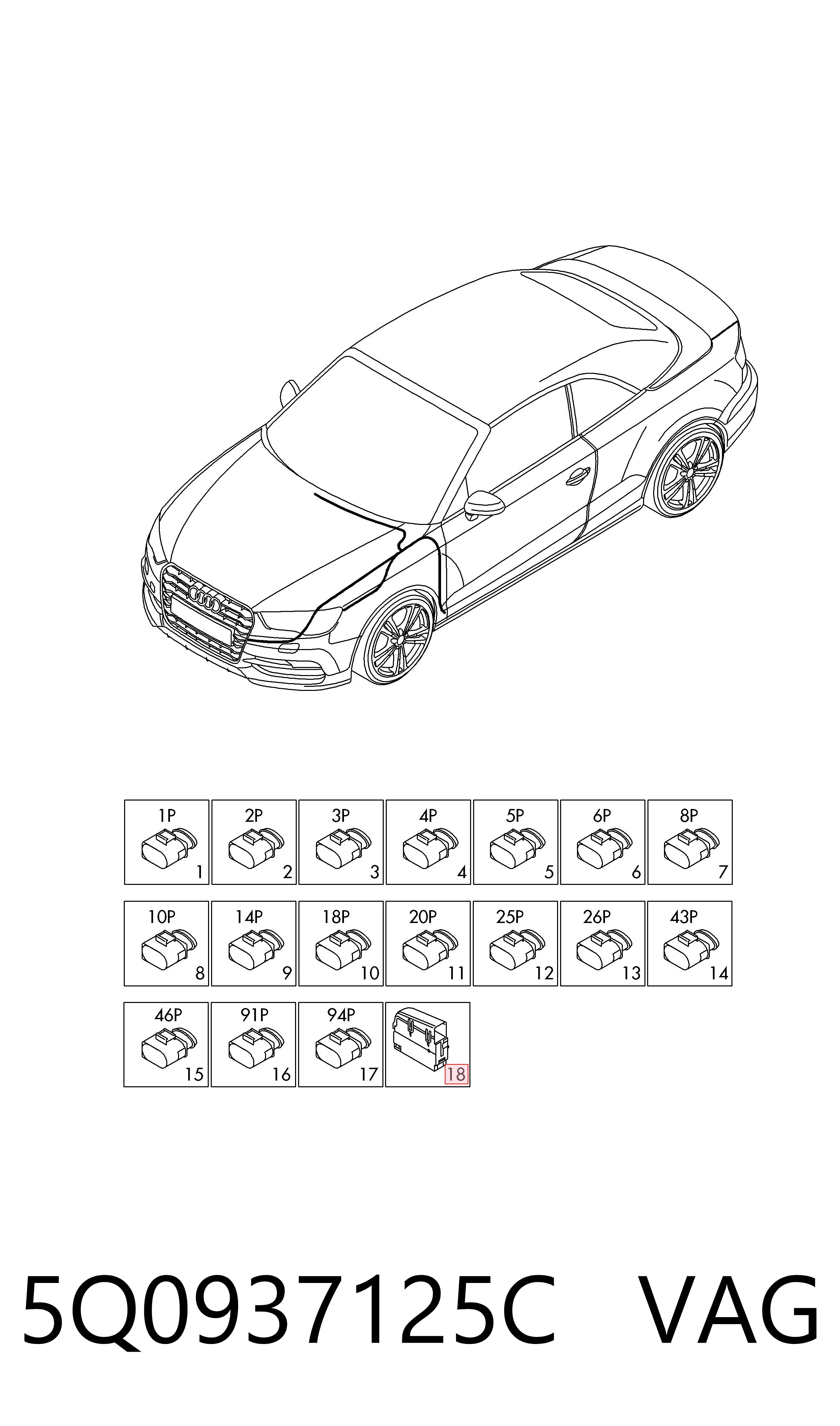 Unidade de dispositivos de segurança Seat ATECA  KH7, KHP